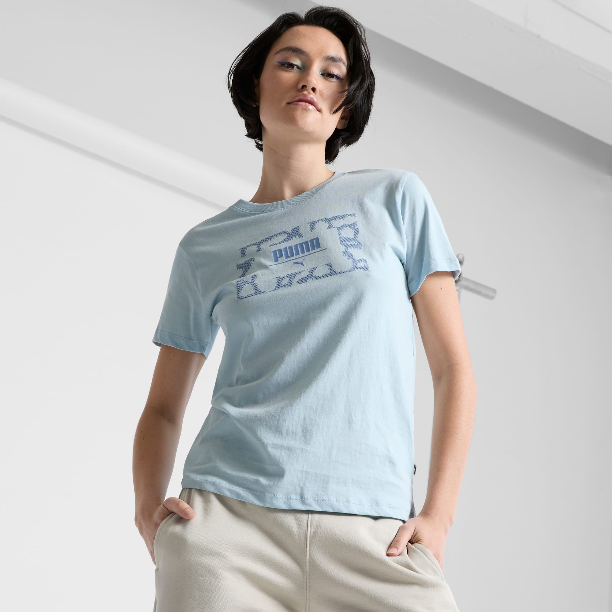 Cheetah Box Logo Women's Tee | PUMA