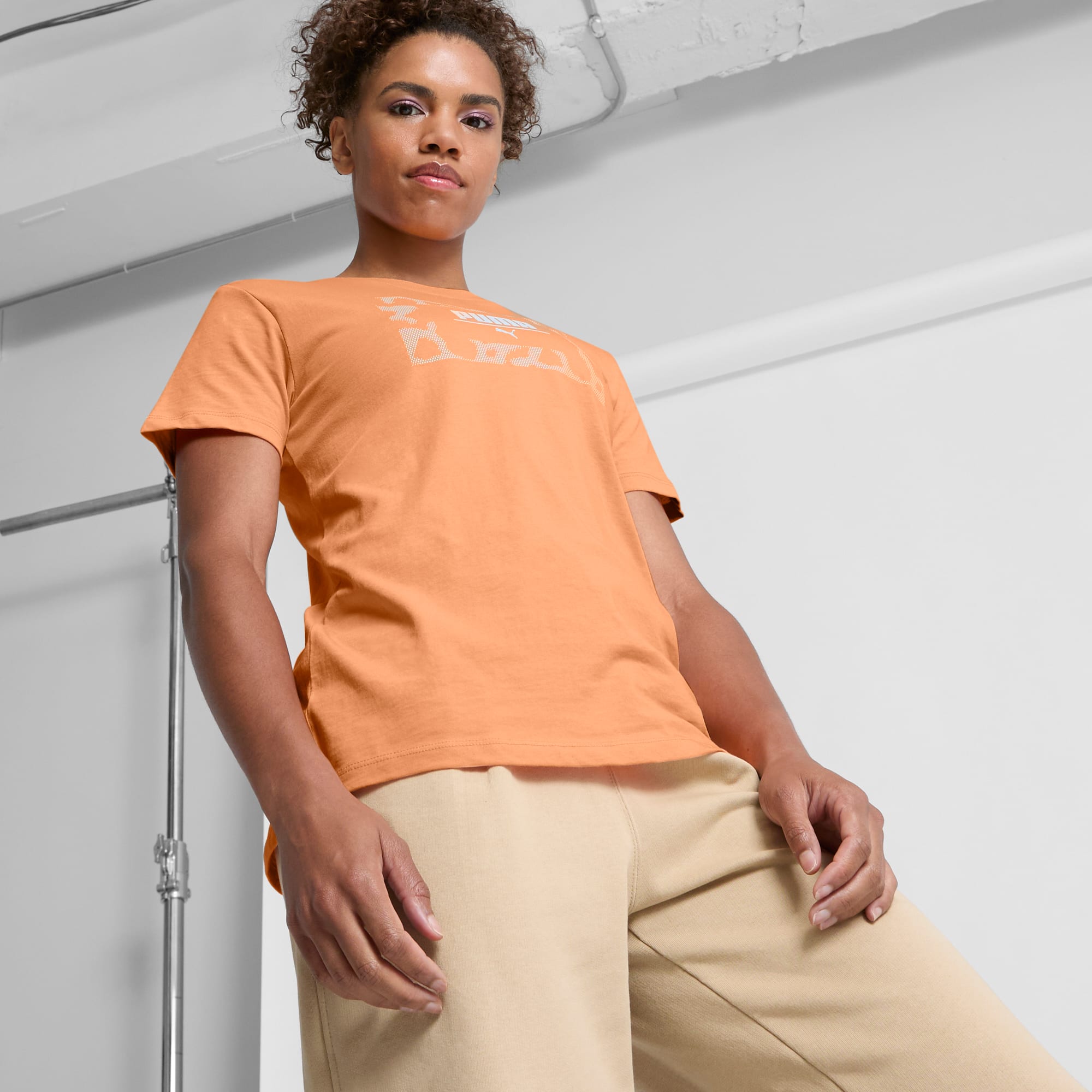 Cheetah Box Logo Women's Tee | PUMA