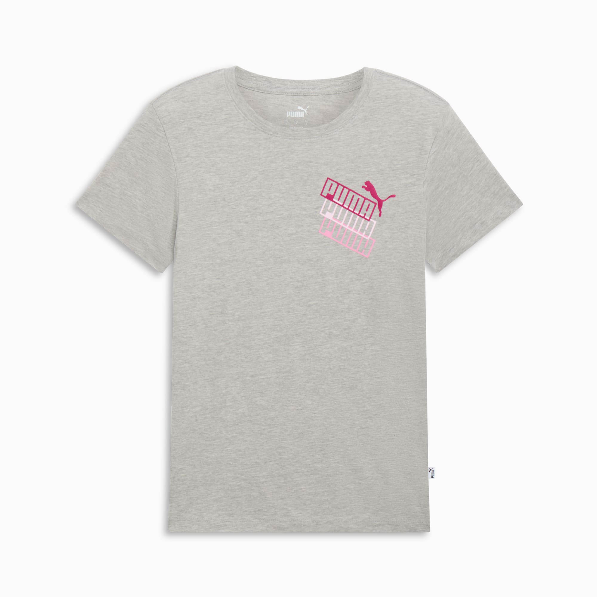 PUMA Mens Oversized Logo Crew Neck Short Sleeve Casual Tops