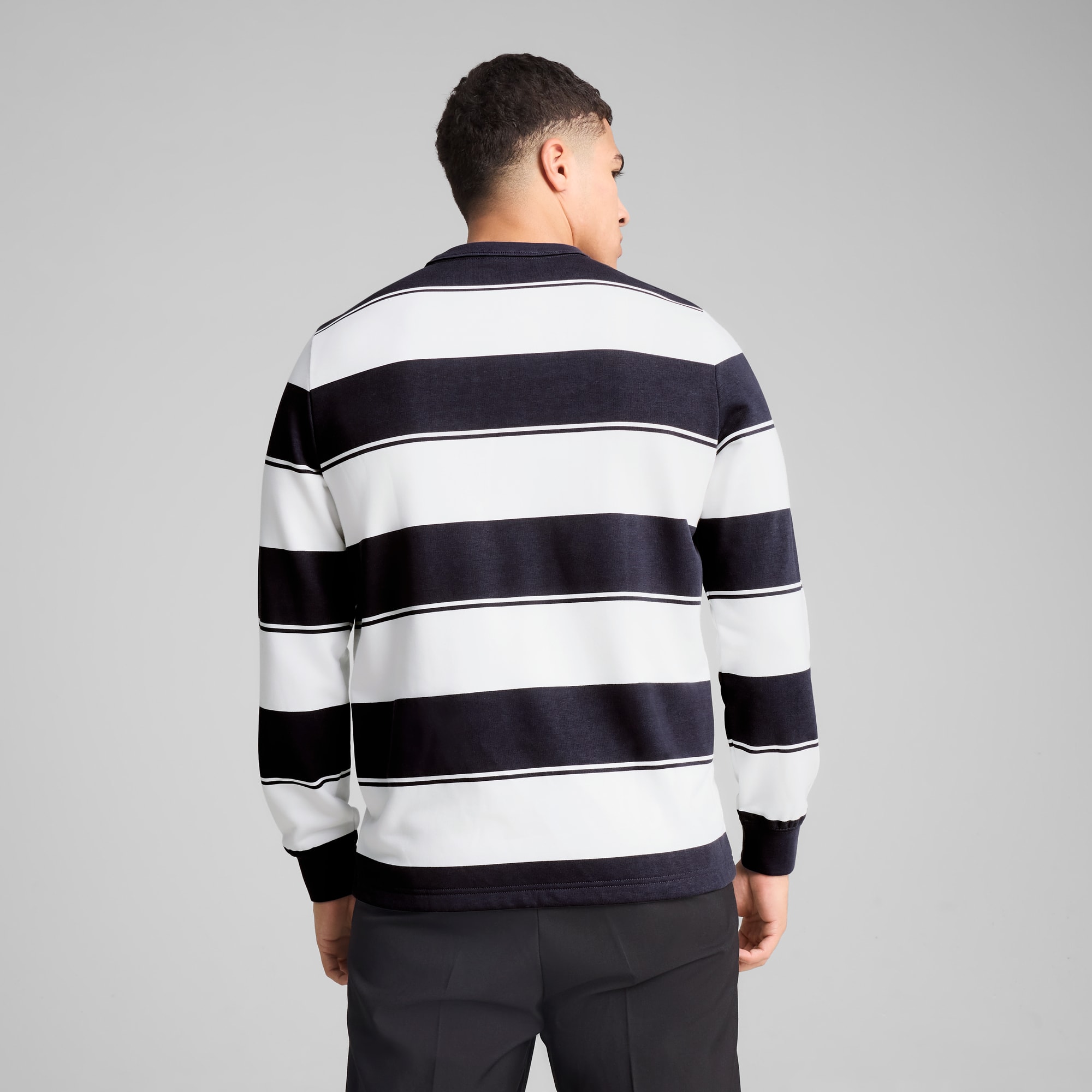 PUMA Class Striped Crew Men