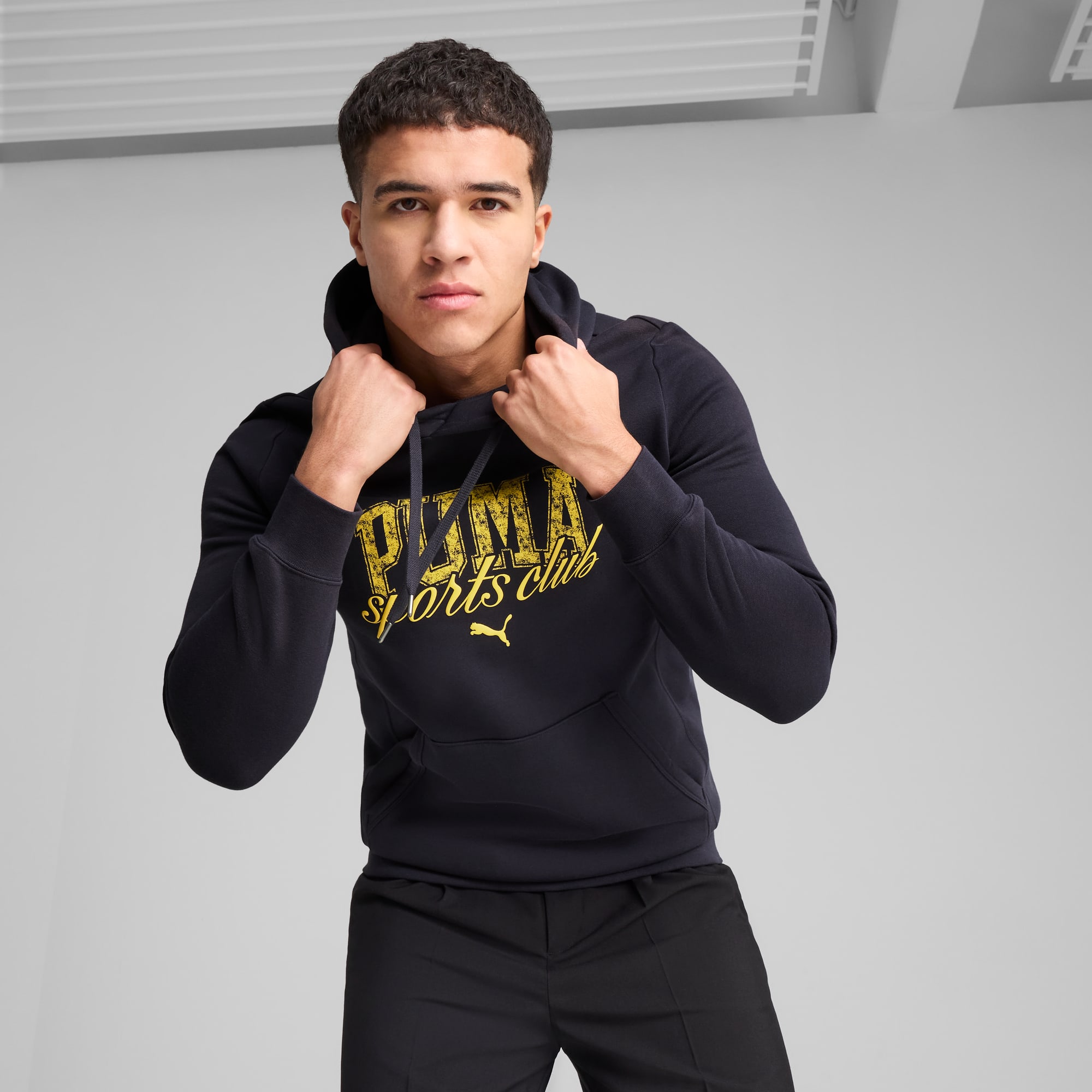 Męska bluza z kapturem PUMA Class, New Navy, large