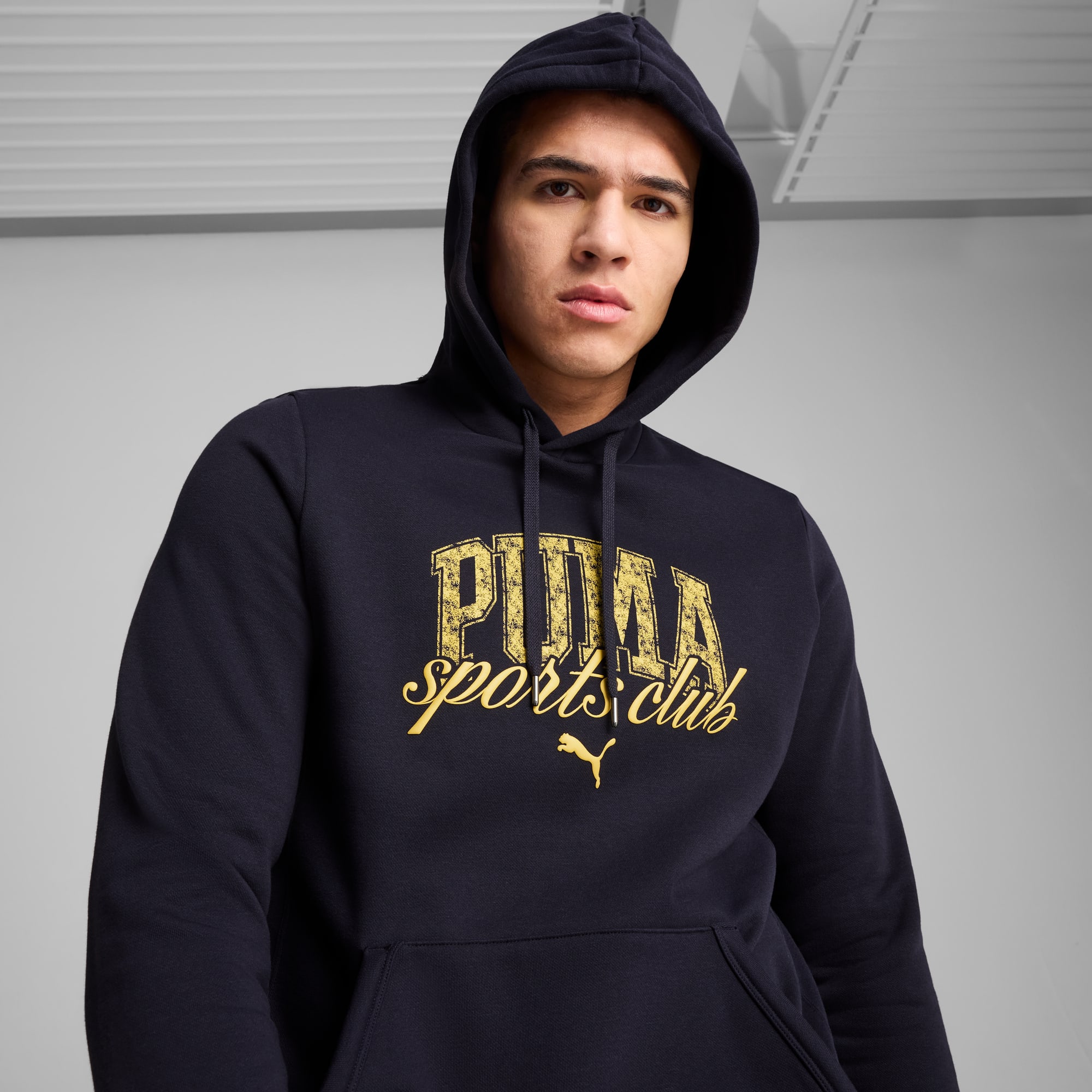 Męska bluza z kapturem PUMA Class, New Navy, large