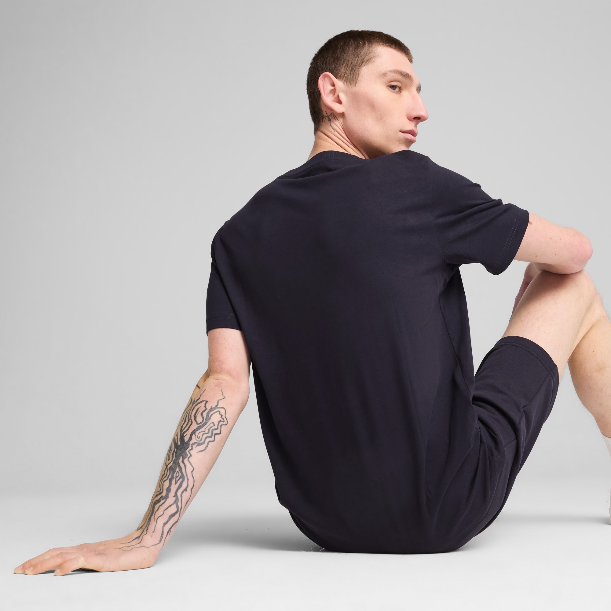Essentials Logo Lab Tee Men, New Navy, large