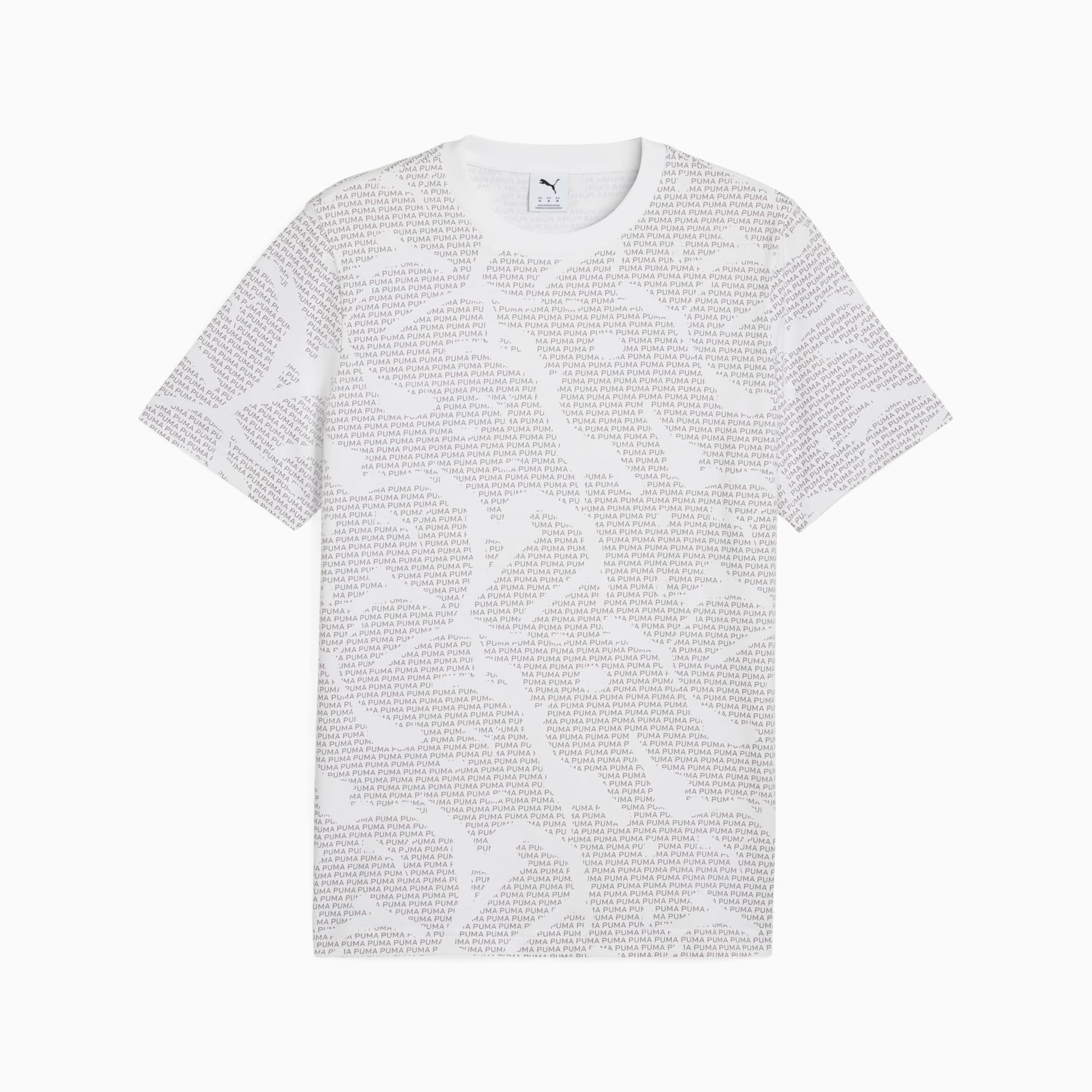 Essentials Logo Lab Tee Men, PUMA White, large
