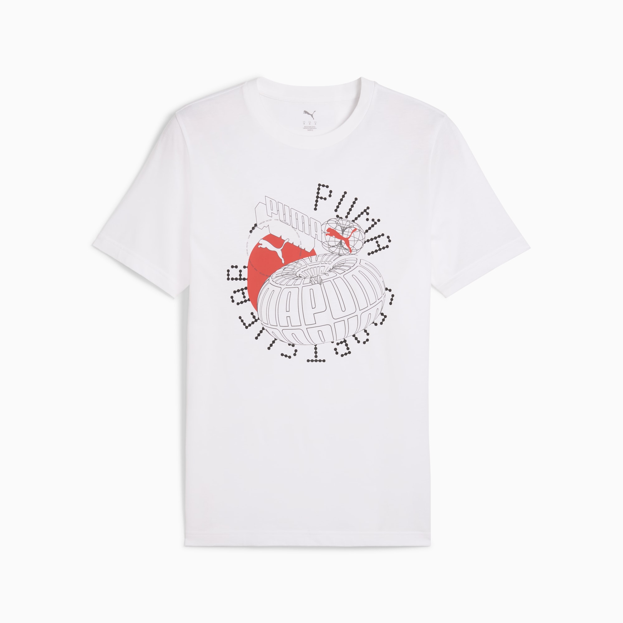 Graphics Execution Tee Men, PUMA White, large