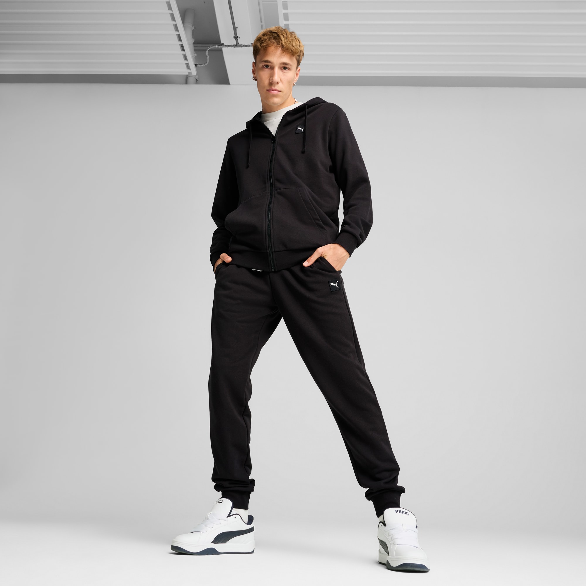 Hooded Sweat Suit Men, PUMA Black, large