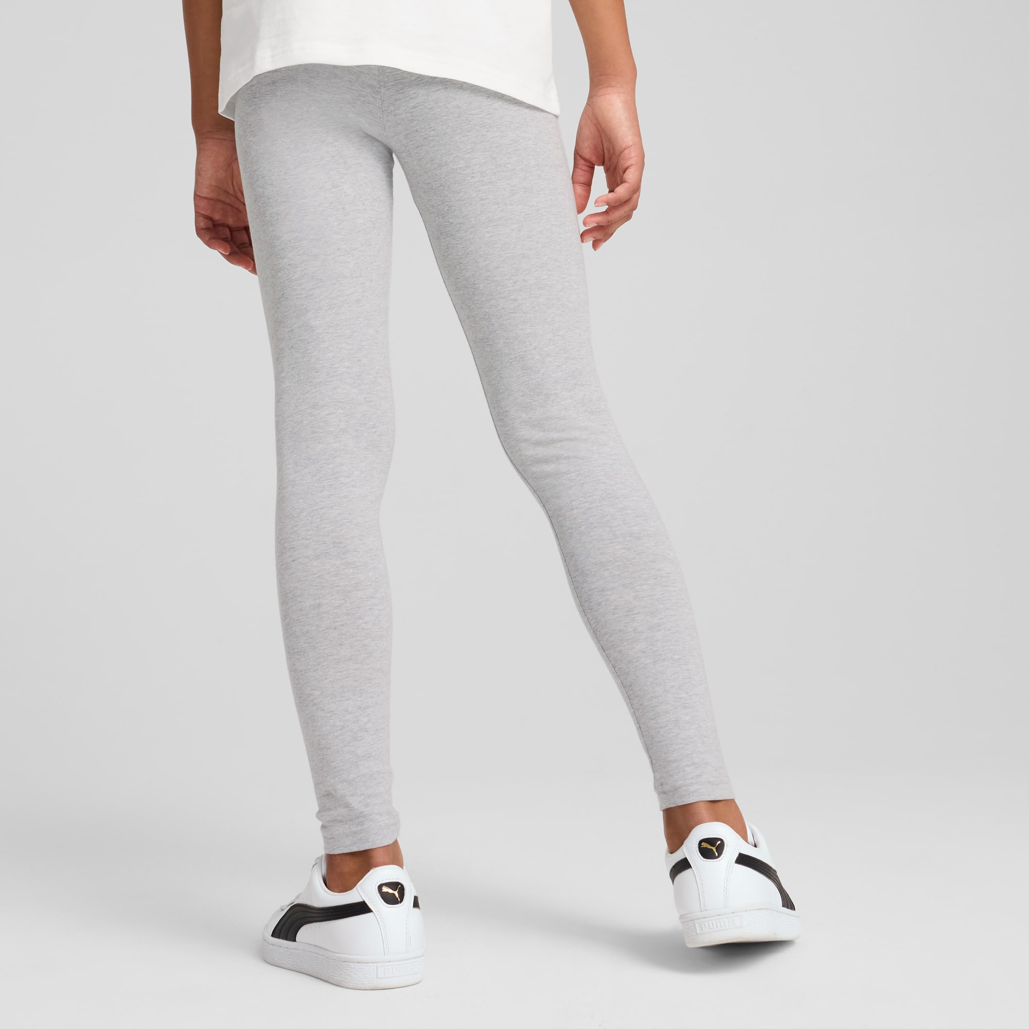 ESS Leggings Youth, Light Gray Heather, large