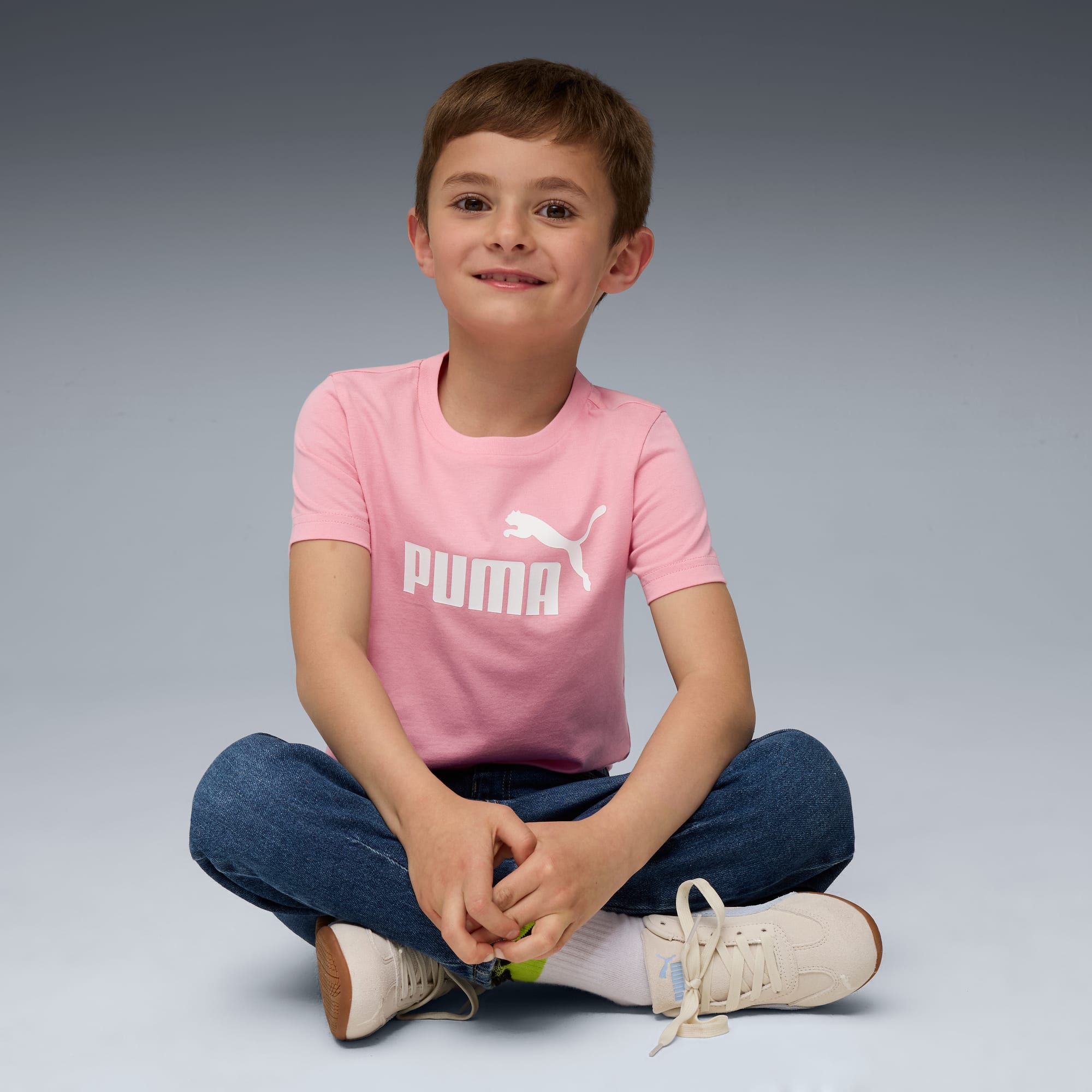 ESS No. 1 Logo Tee Kids, Pinkscape, large