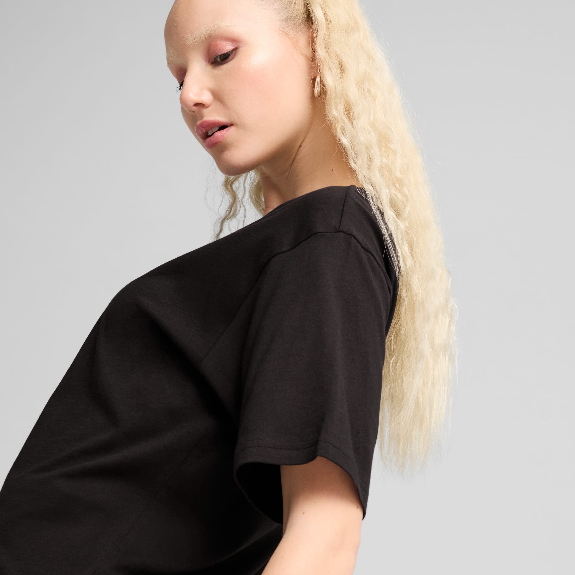 ESS Relaxed Tee Women, PUMA Black, large