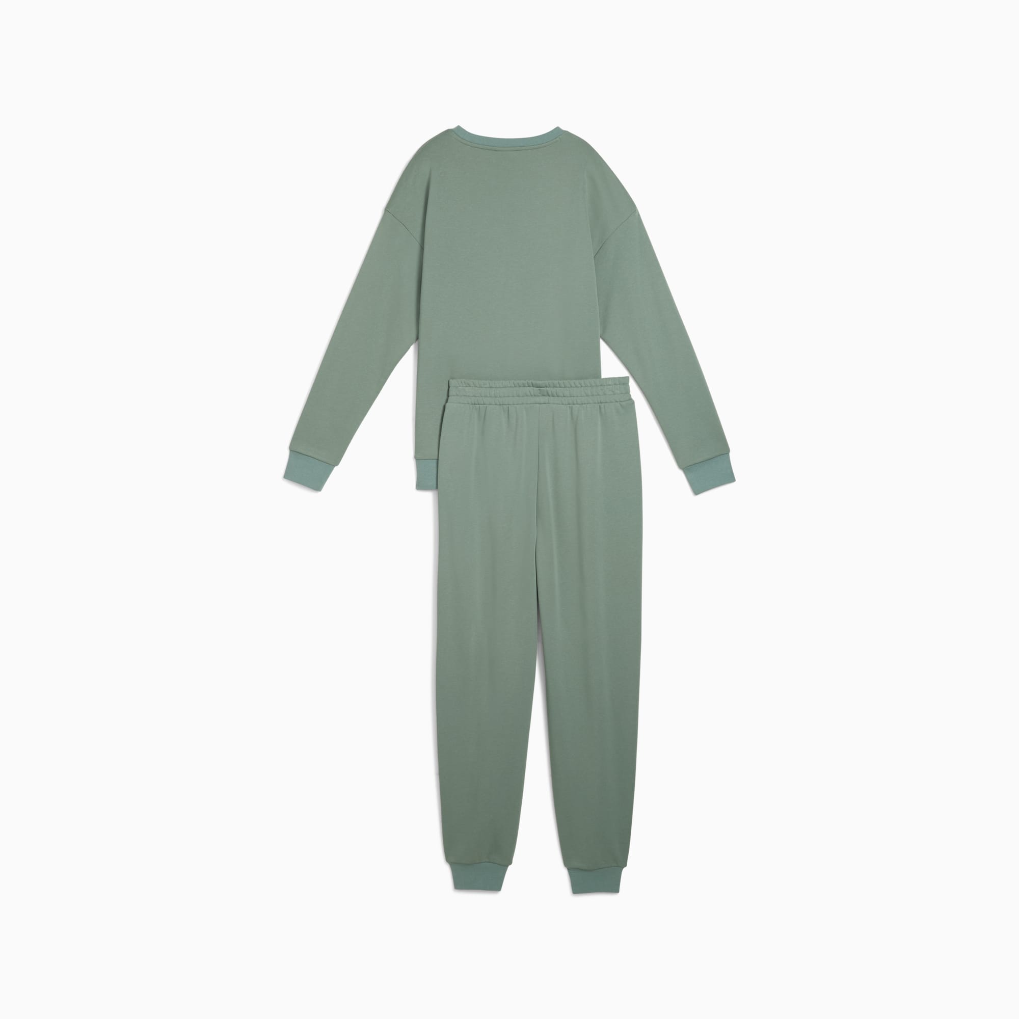 Relaxed Sweat Suit Women, Green Moon, large