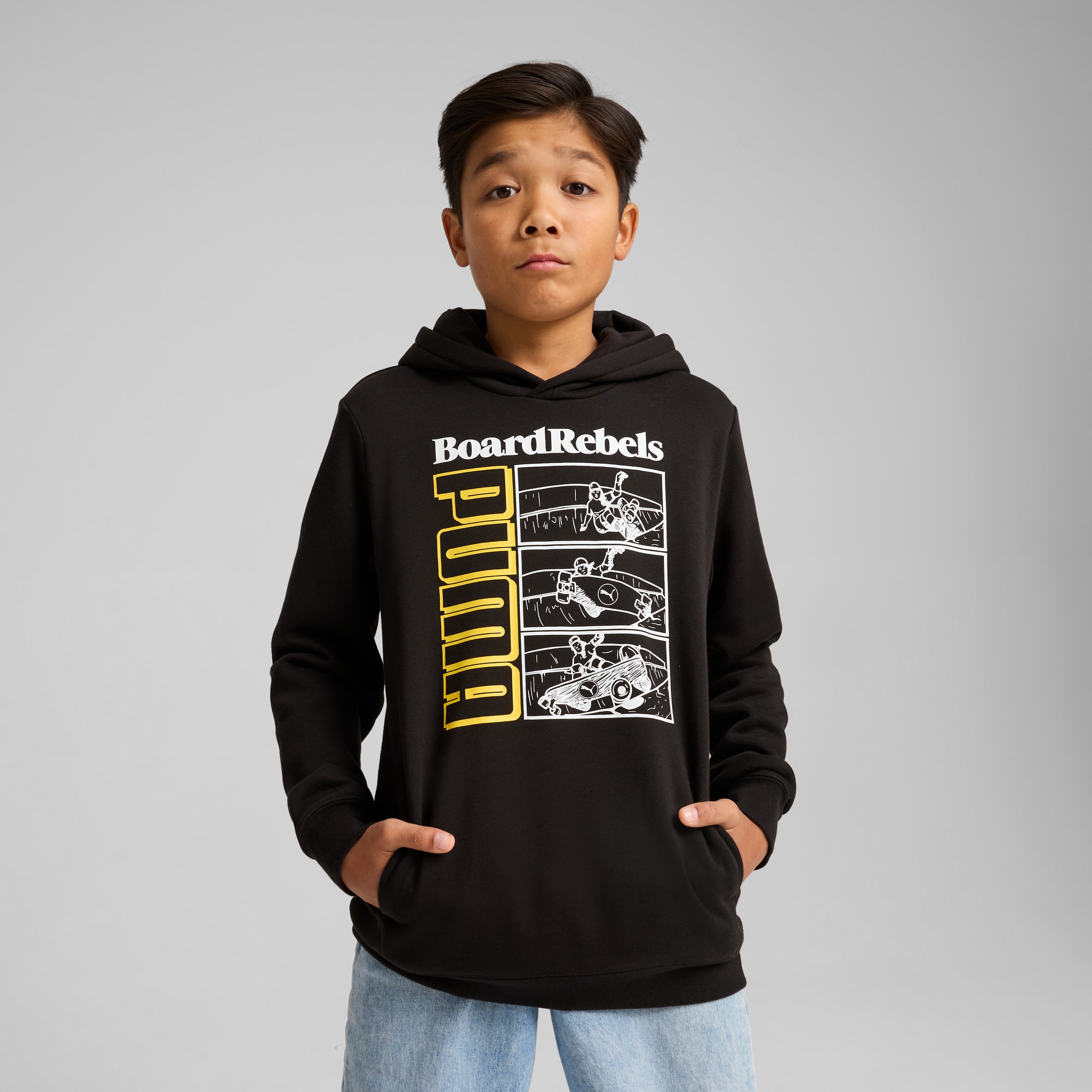 Mid 90s Hoodie Men, PUMA Black, large