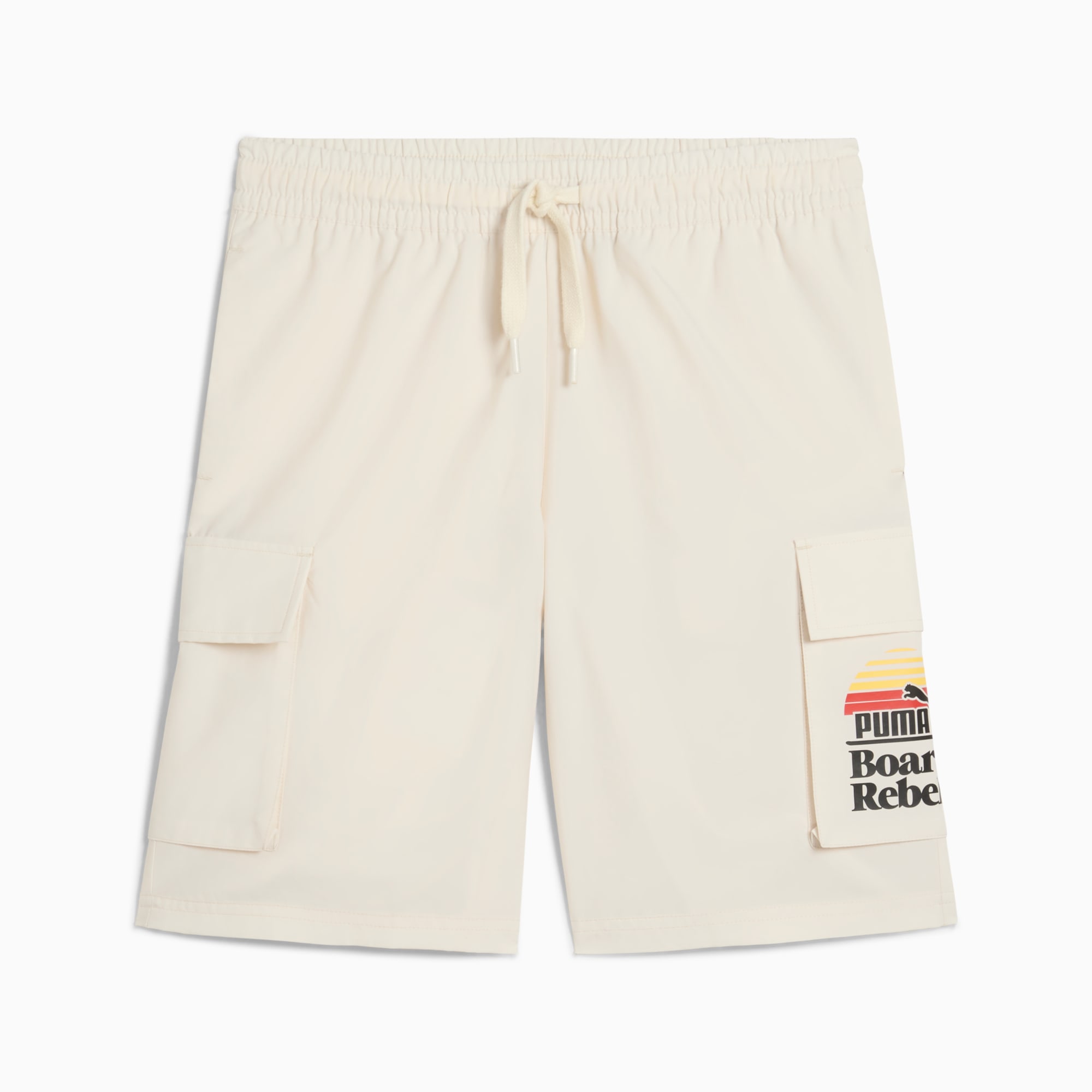 Mid 90s Cargo Chino Shorts Youth | Alpine Snow | PUMA Shop