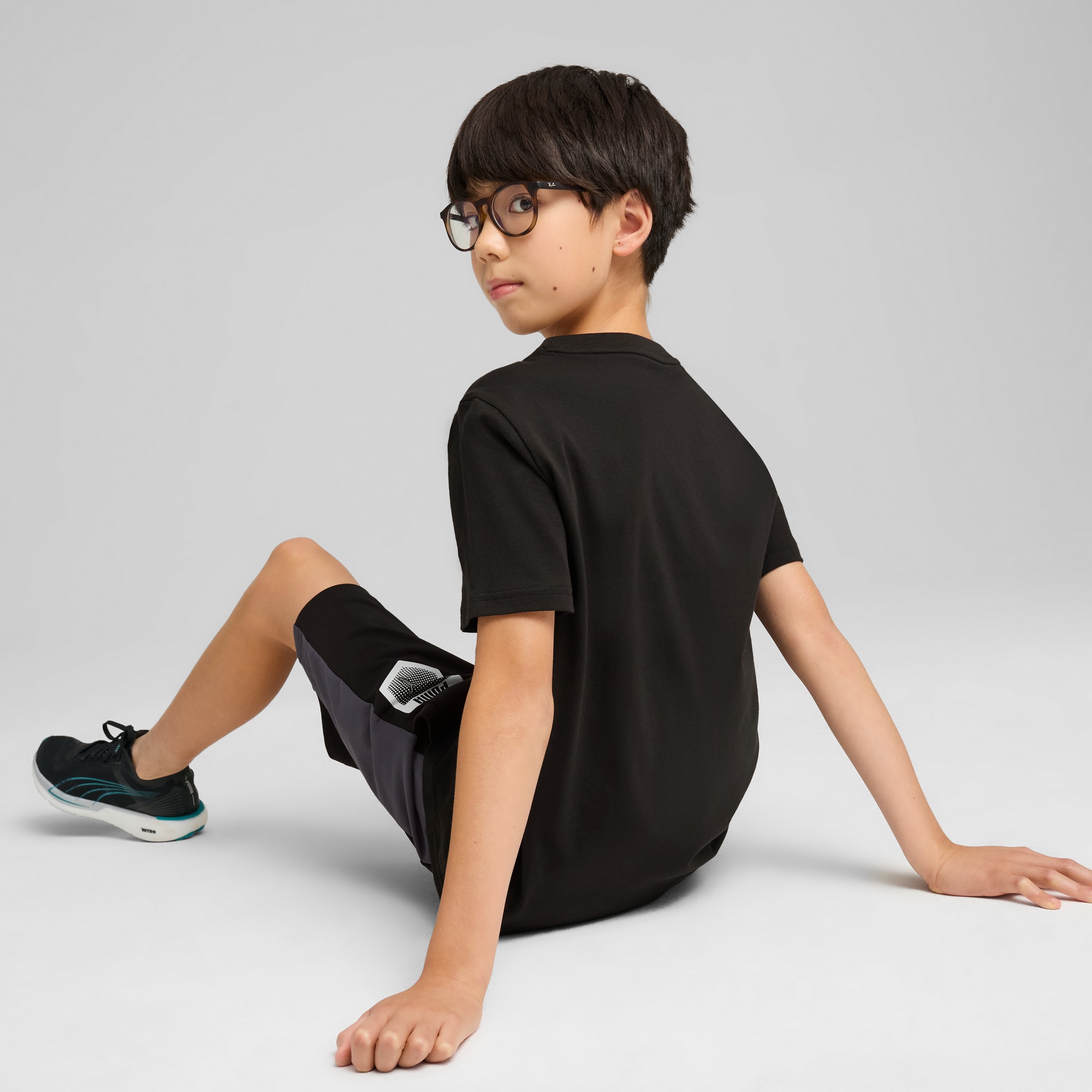 Active Sports Graphic T-Shirt für Jugendliche, PUMA Black, large
