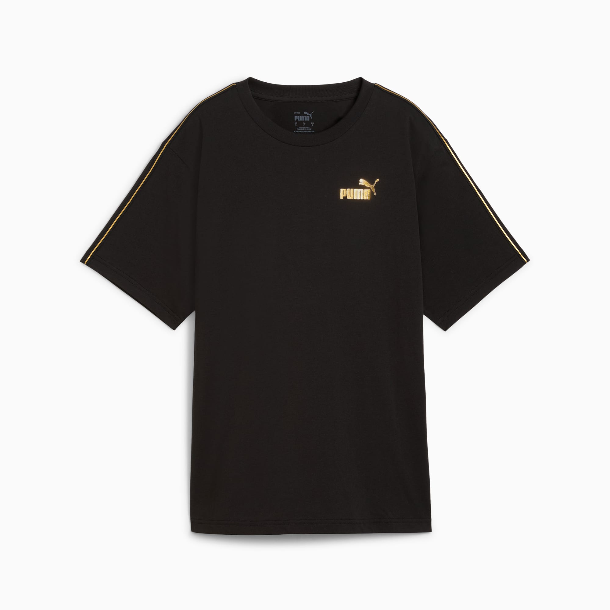 Black and gold puma t shirt new arrivals