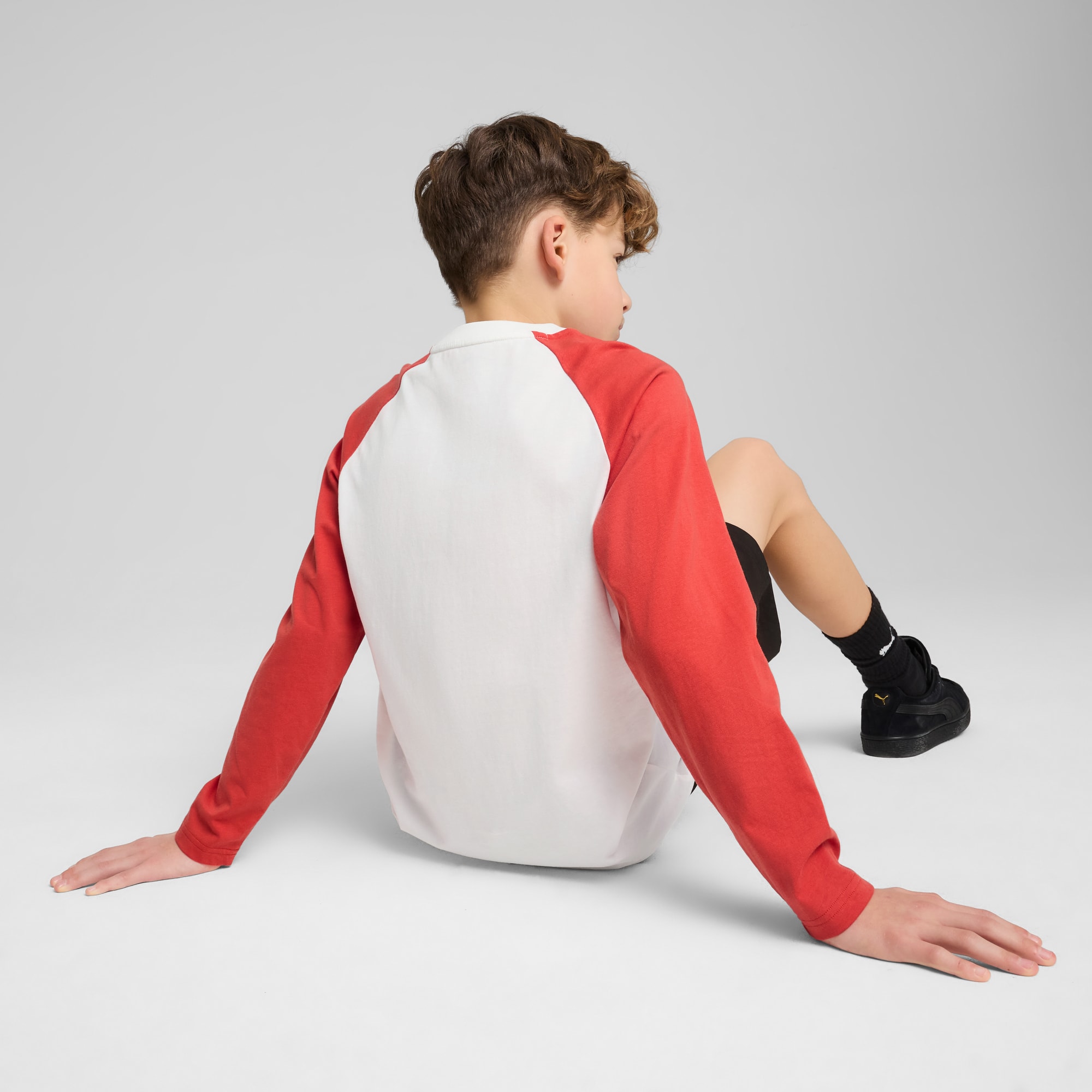 MID90S Longsleeve Tee Youth, PUMA White, large