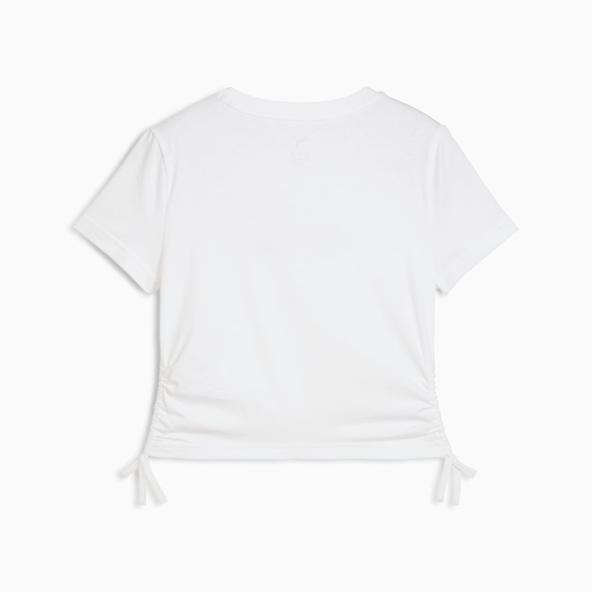 Essentials Animal Logo Infill Big Kids' Knotted Tee | PUMA