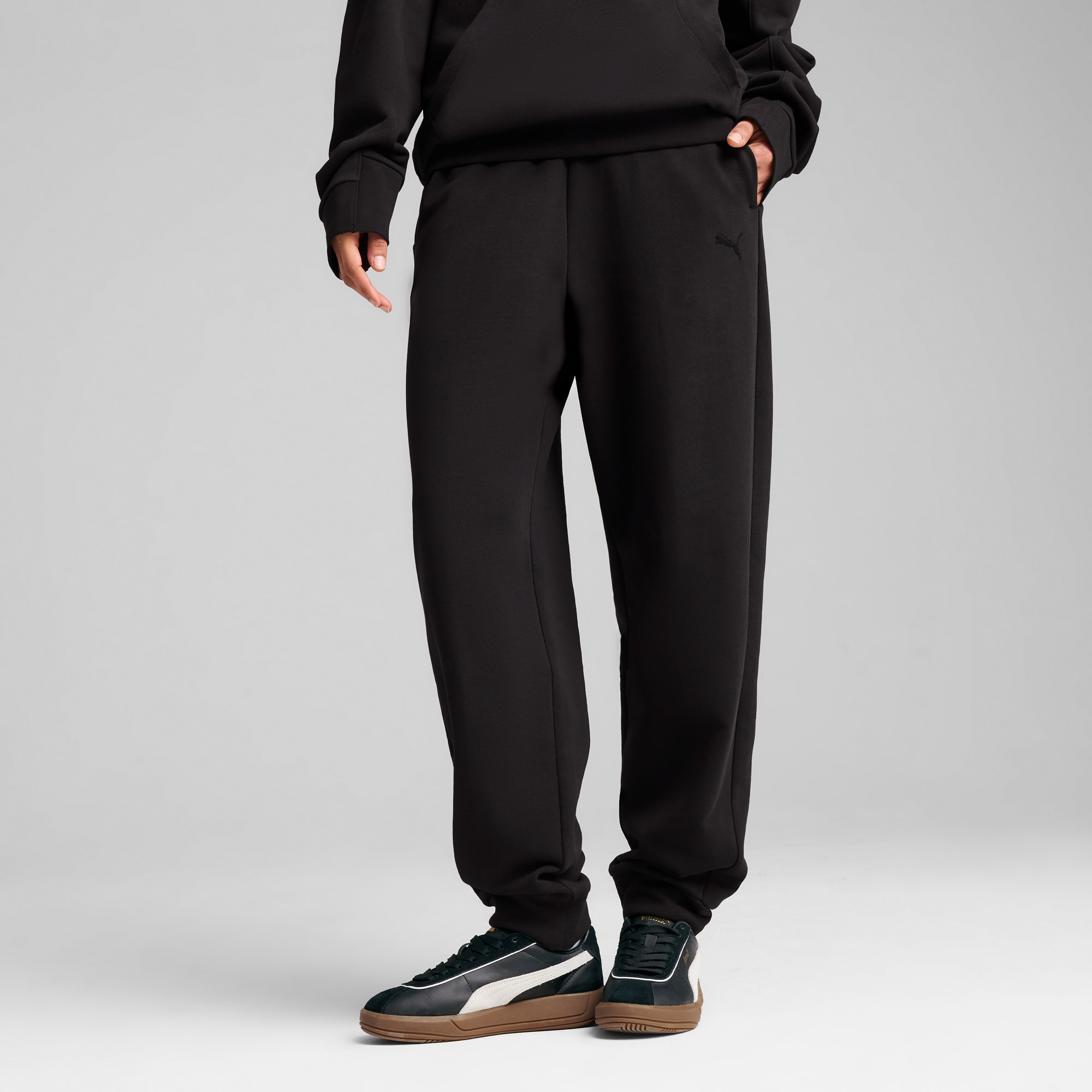 HER Comfort joggingbroek met hoge taille voor dames, PUMA Black, large