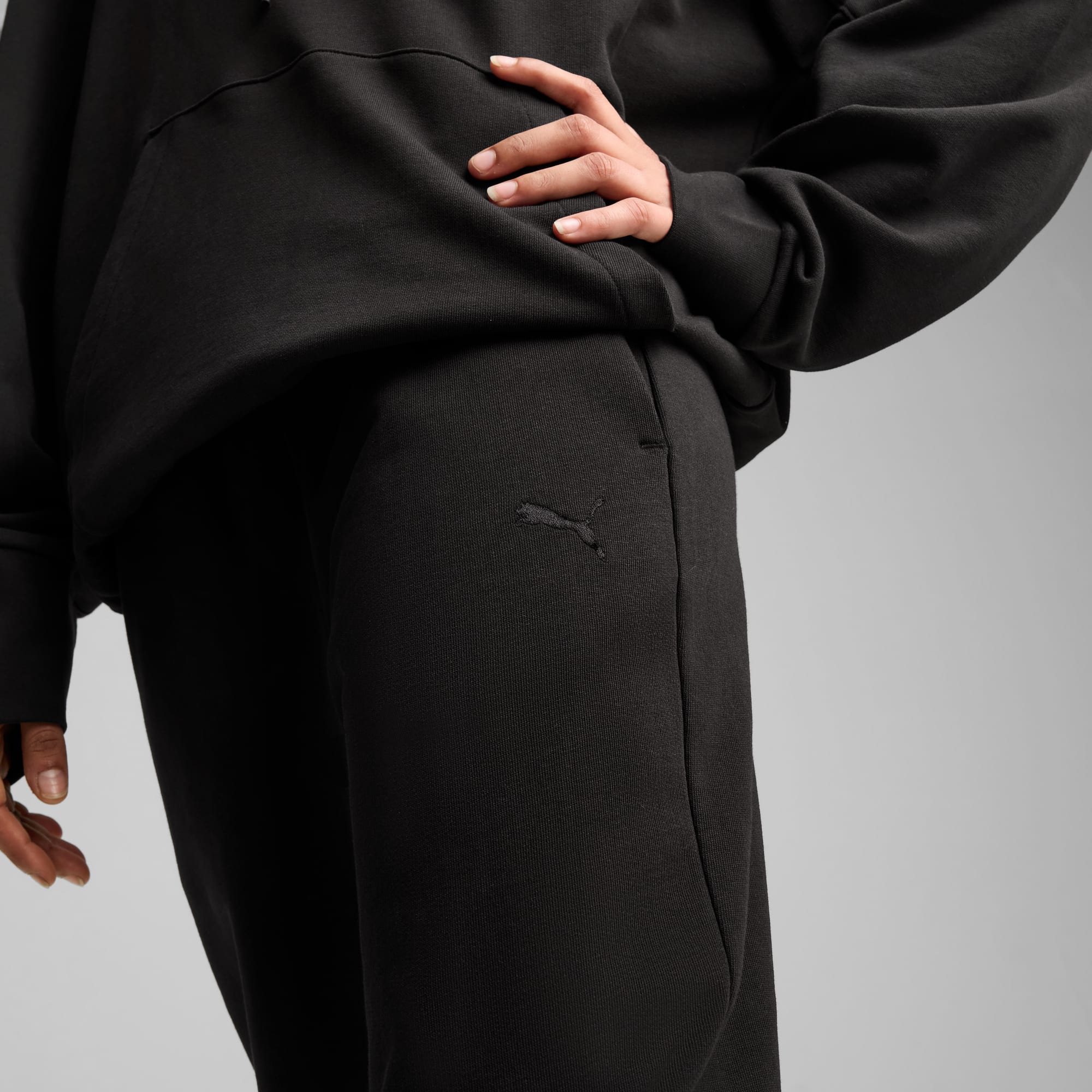HER Comfort joggingbroek met hoge taille voor dames, PUMA Black, large