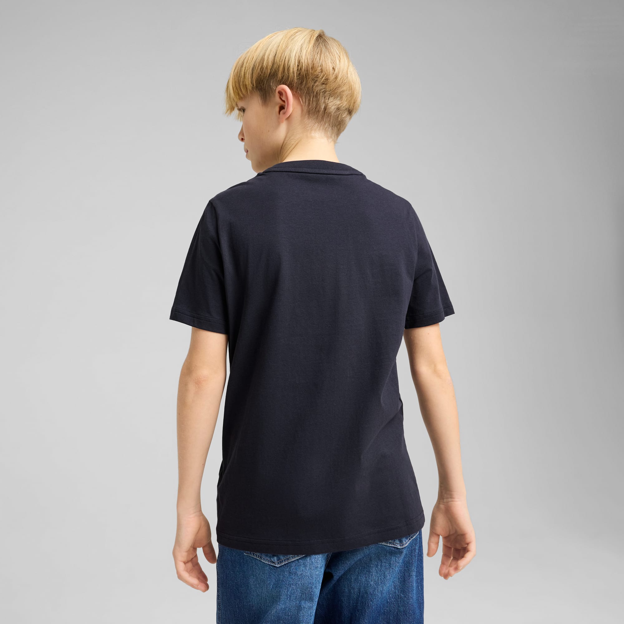 T-shirt Essentials Block Enfant et Adolescent, New Navy, large