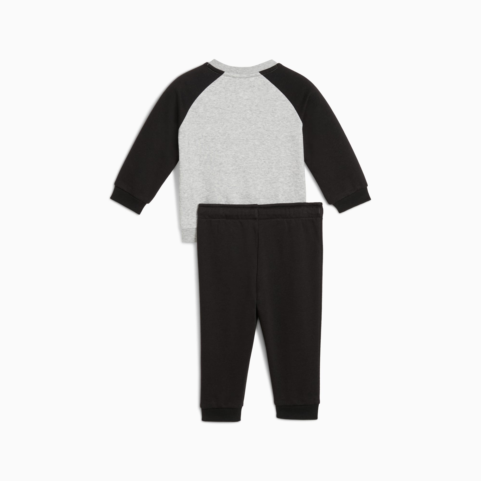 Minicats Essentials Raglan Crew Set Toddler, PUMA Black, large