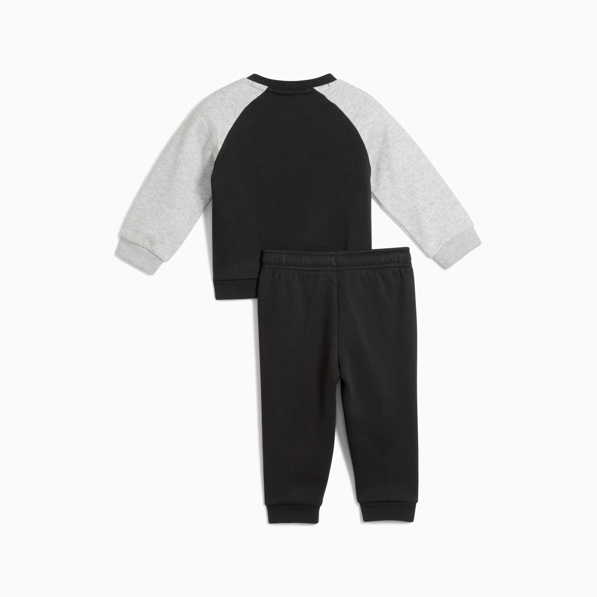 Minicats Essentials Raglan Crew Set Toddler, PUMA Black-Gold Moon, large