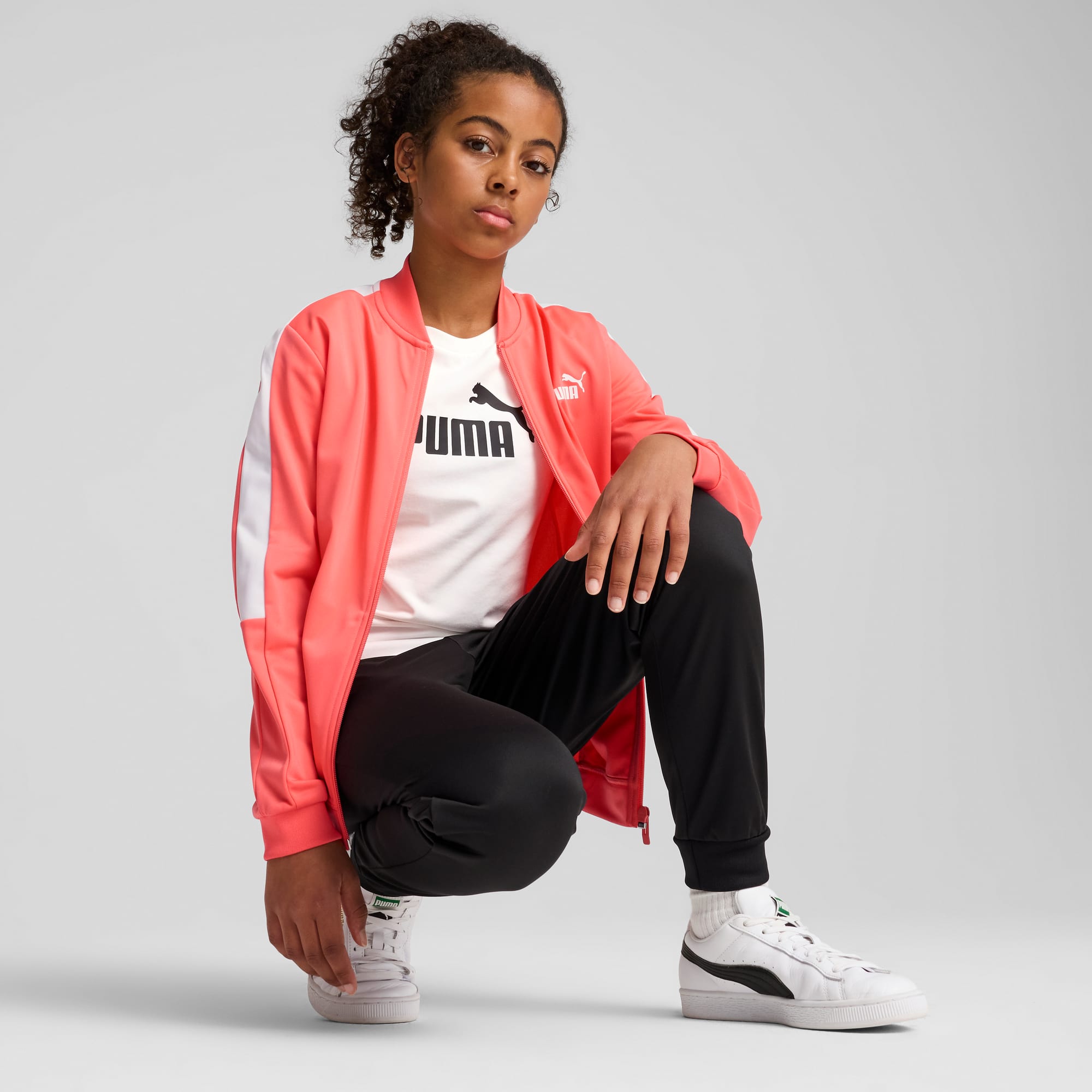 Poly Baseball Suit Youth, Peach Frost, large