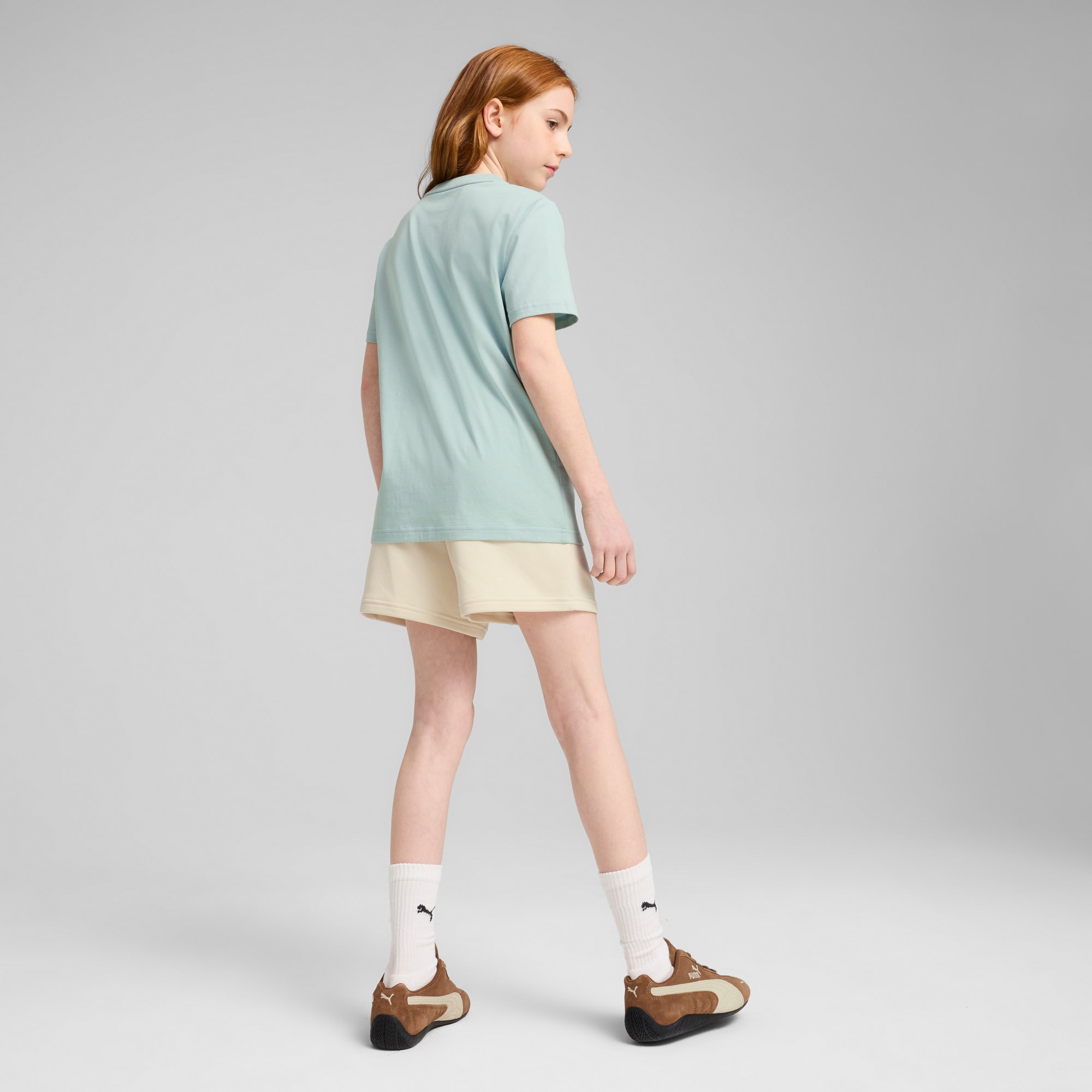 Essentials No. 1 Logo Tee and Shorts Set Youth, Modern Mint, large