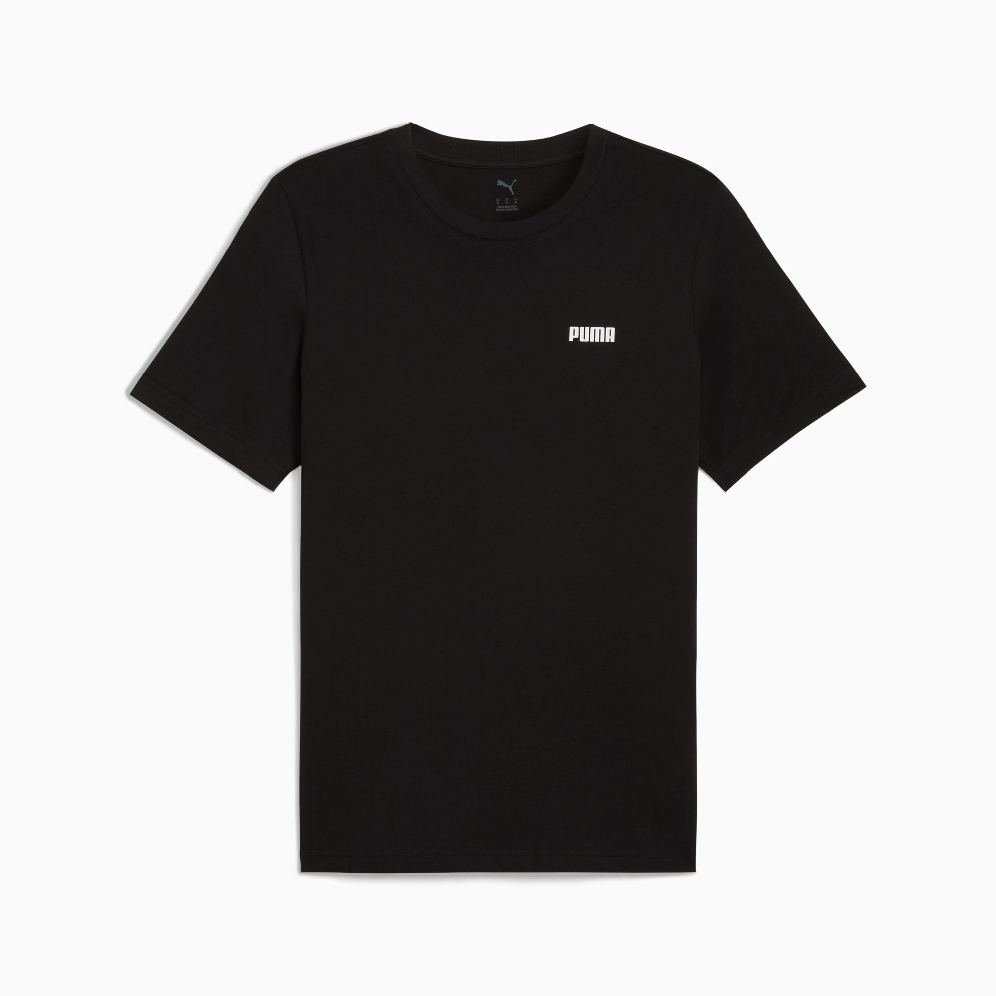 Essentials Small Logo Tee Men, PUMA Black, large-SEA