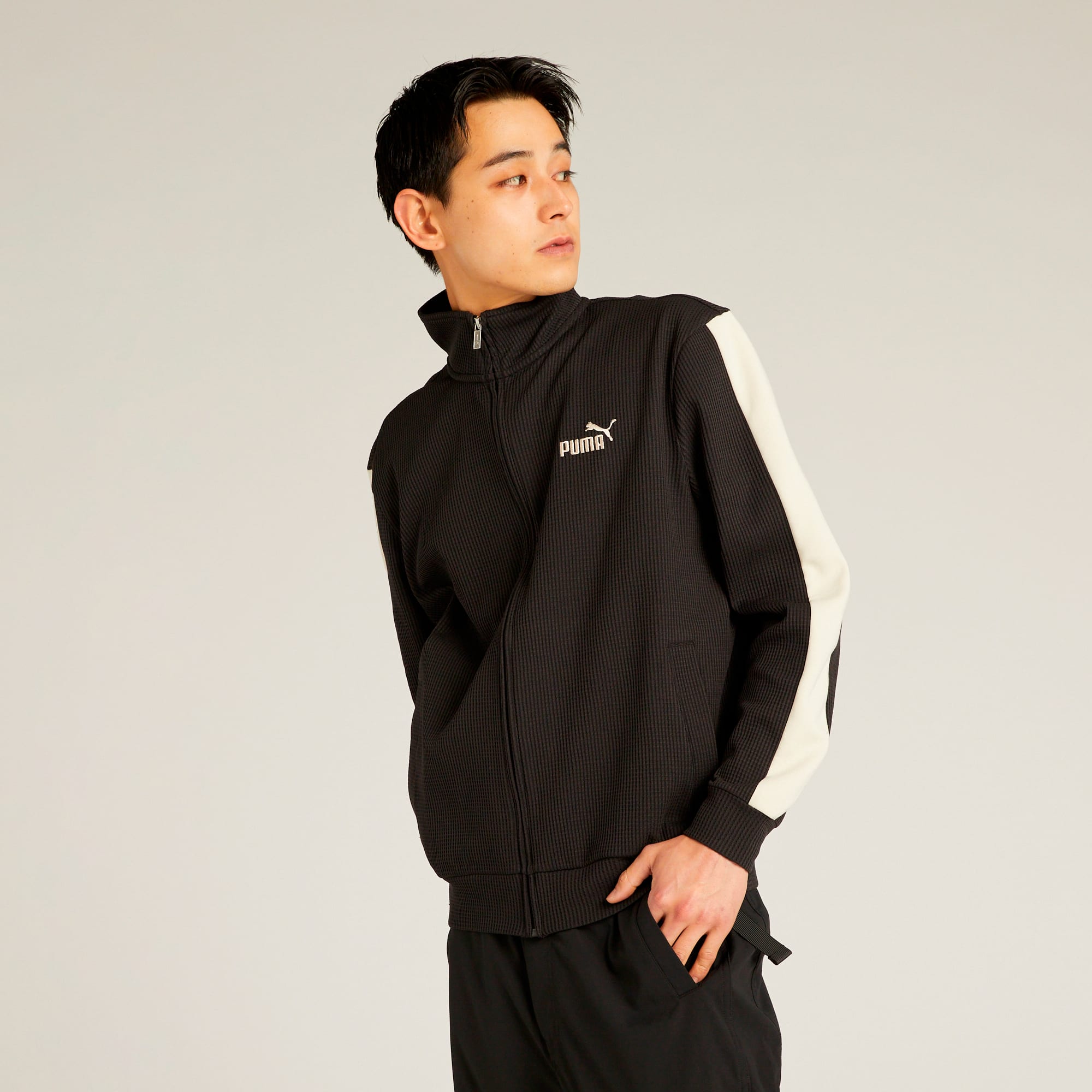 PUMA公式】メンズ CORE HERITAGE ワッフル トラック ジャケット