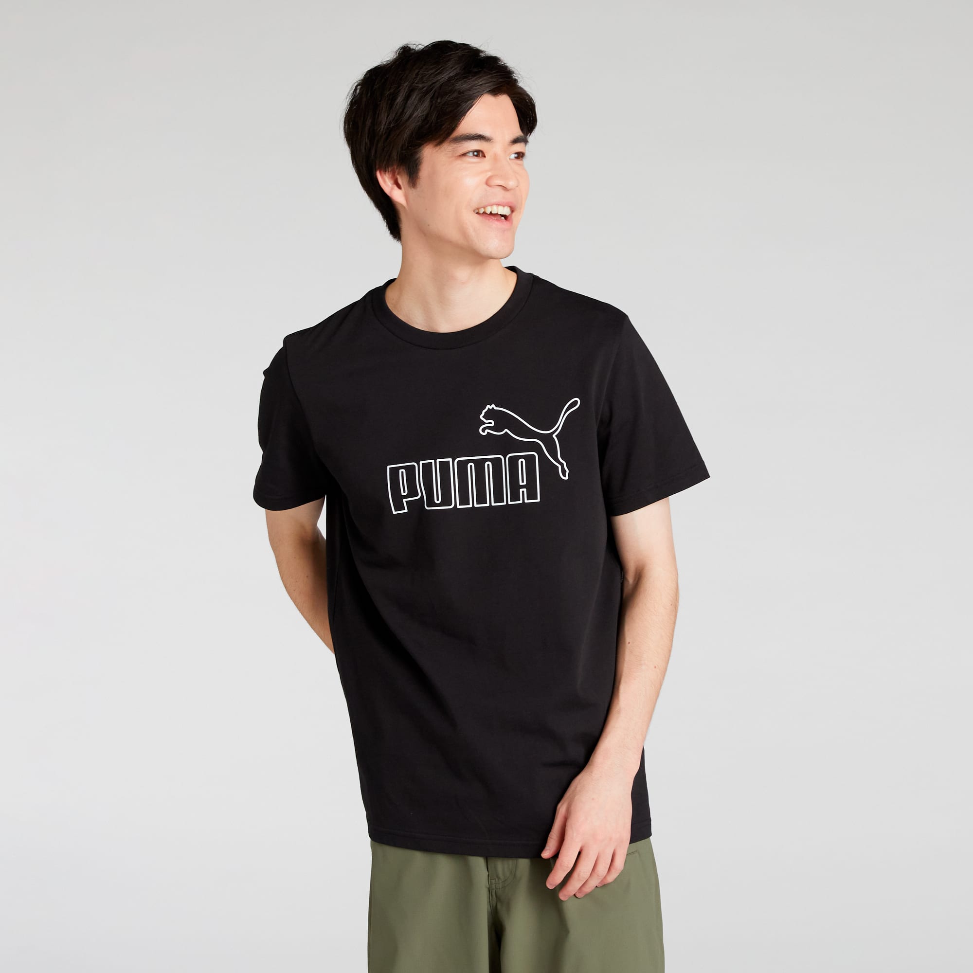 tシャツ 「PUMA」ESS NO.1 ロゴLS Tシャツ レディース メンズ PUMA】ESS NO.1 ロゴLS Tシャツ（Tシャツ/カットソー）｜PUMA
