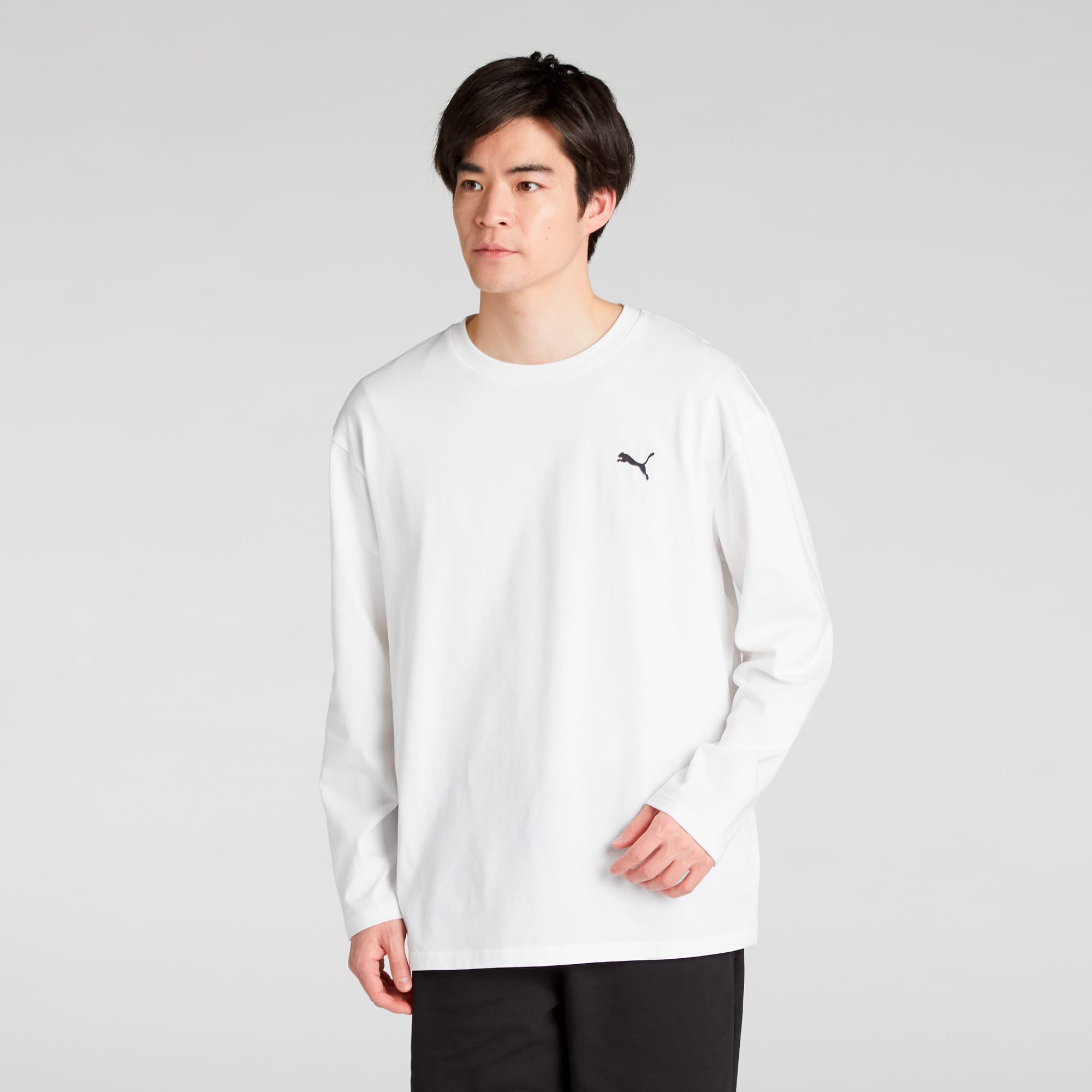 アマデウス・リラックスフィットTシャツ PUMA公式】メンズ ESS MX リラックス キャット 長袖 Tシャツ