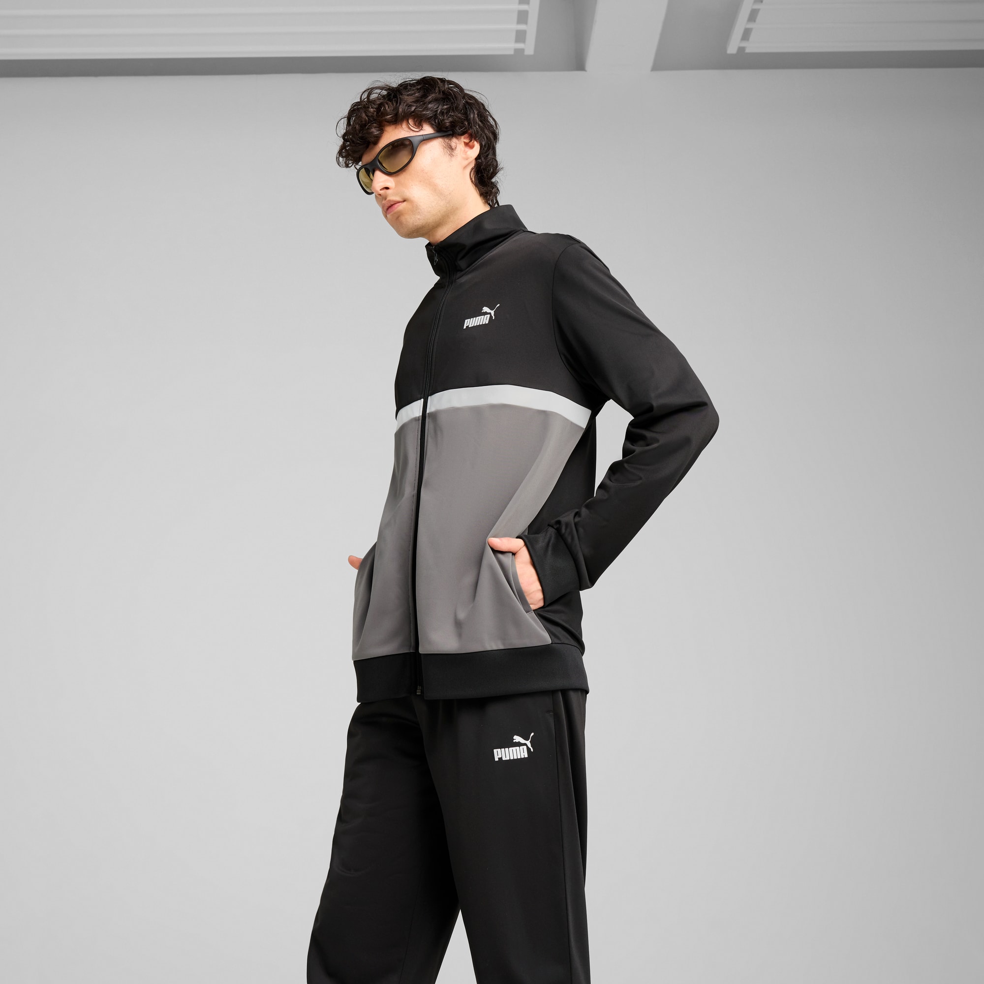 開催中セール一覧 PUMA公式】メンズ ポリ カラーブロック スーツ 上下セット 服＆ファッション小物