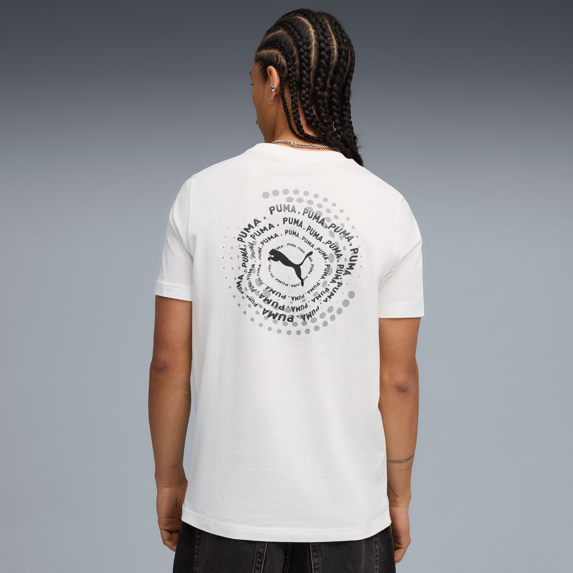 Graphic Tee Men, PUMA White, large
