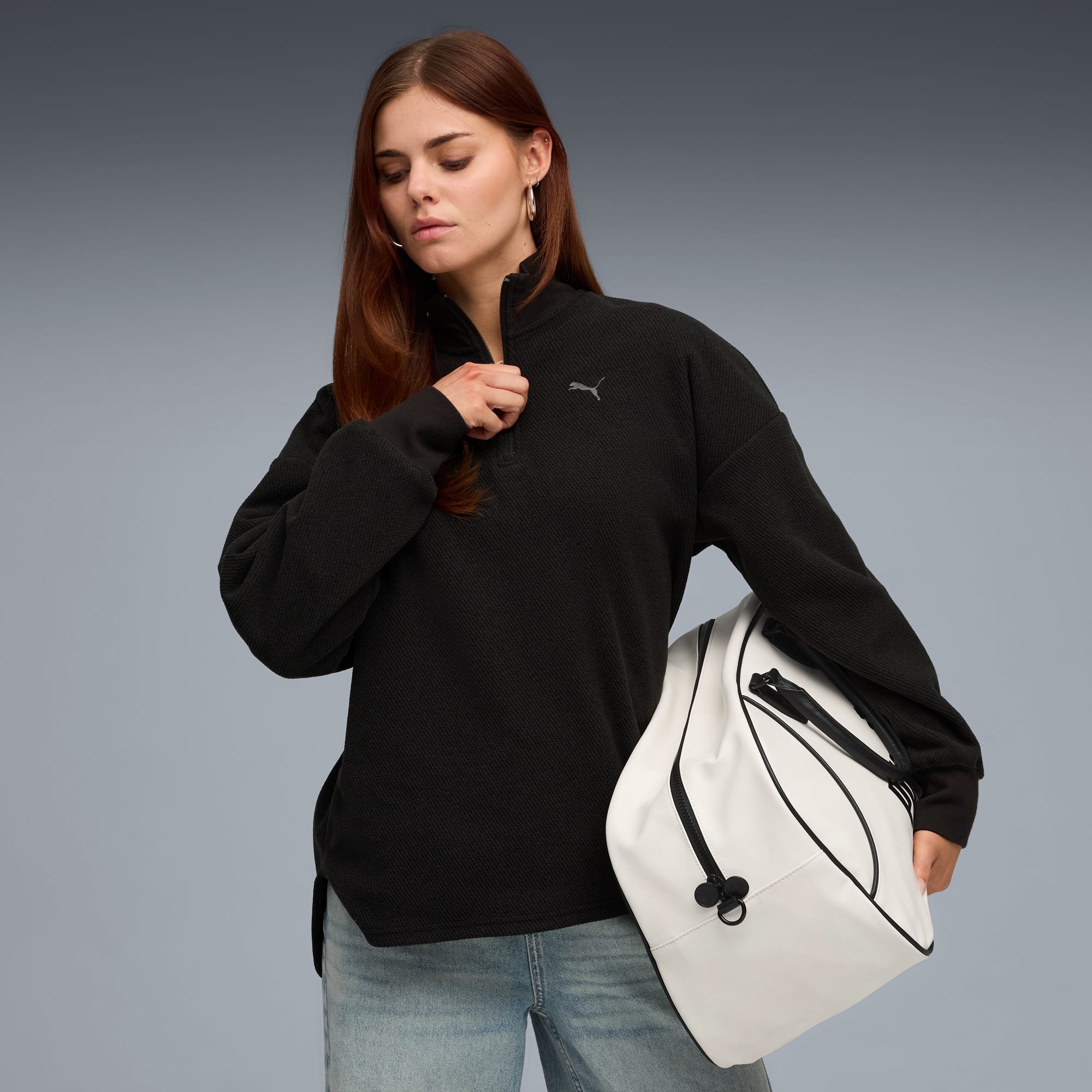 Her Women's Half-Zip Sweatshirt | PUMA