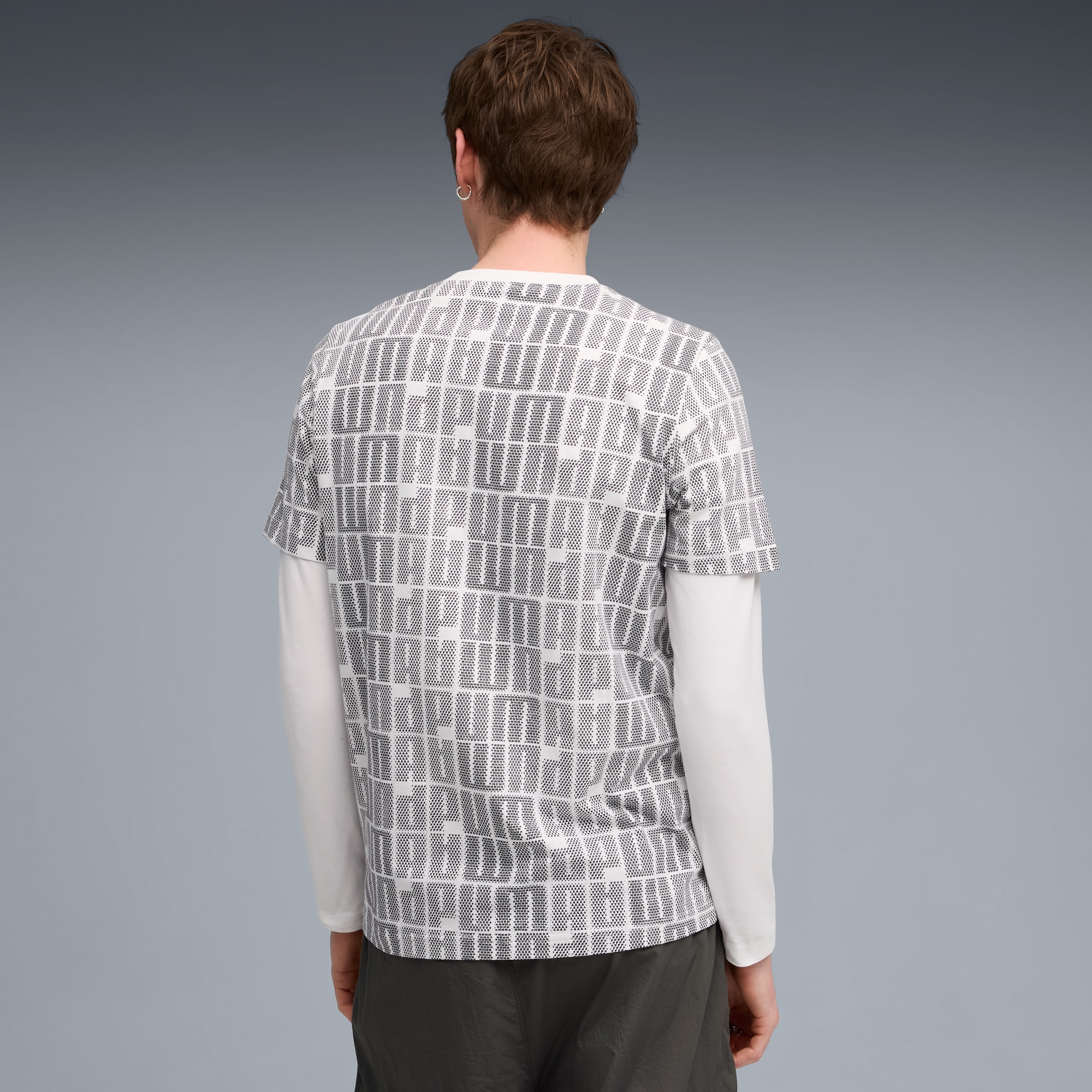 Essentials Logo Lab Tee Men, PUMA White, large