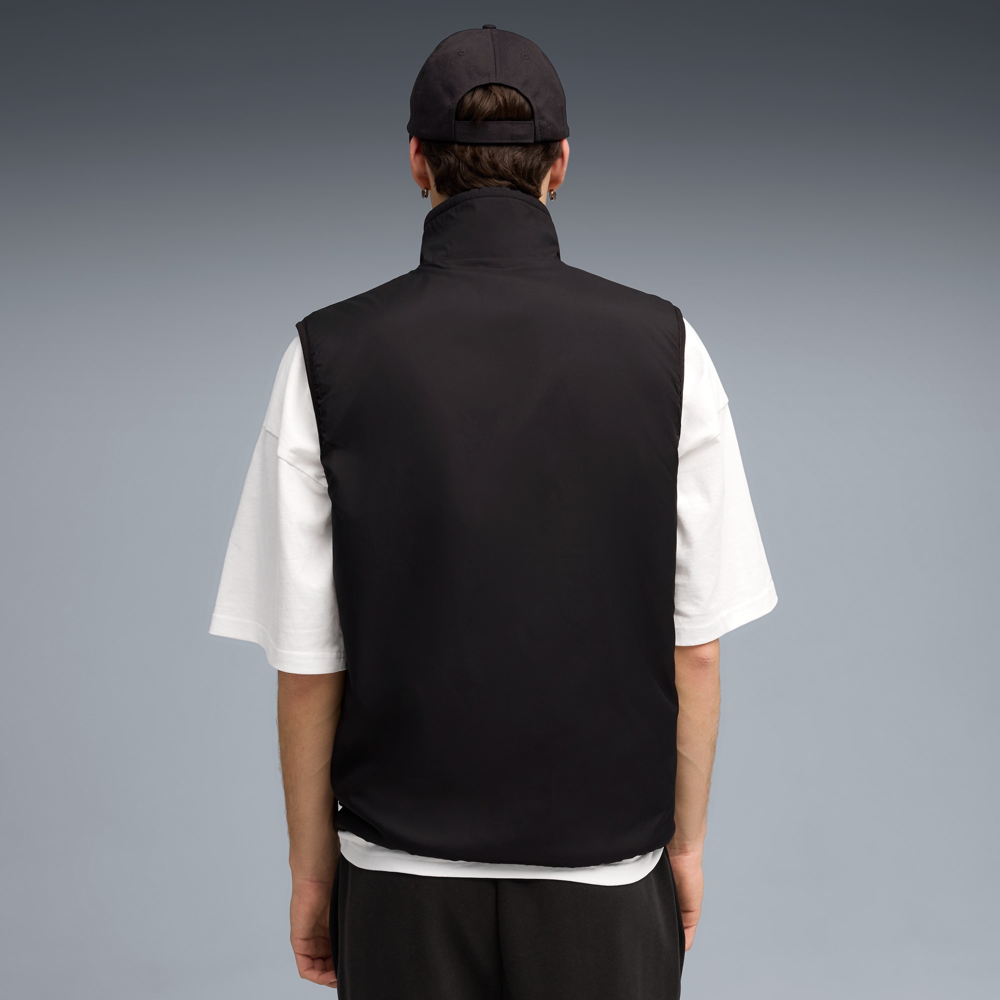 Gilet hybride réversible en sherpa Homme, PUMA Black, large