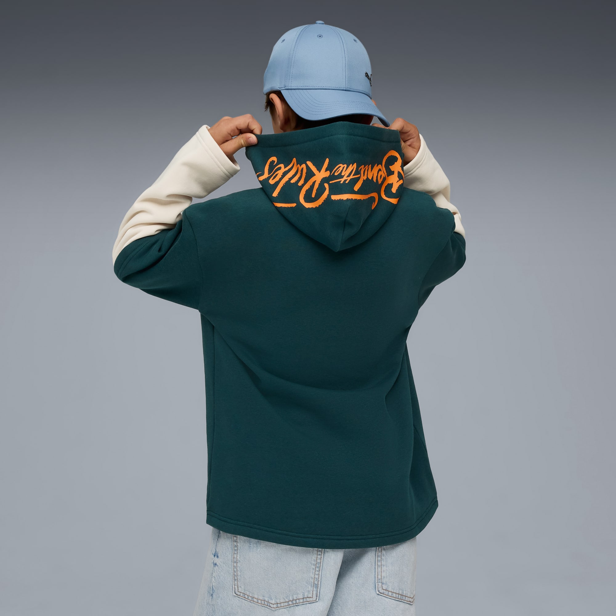 Felpa con cappuccio MID90s per ragazzi, Green Terrain, large