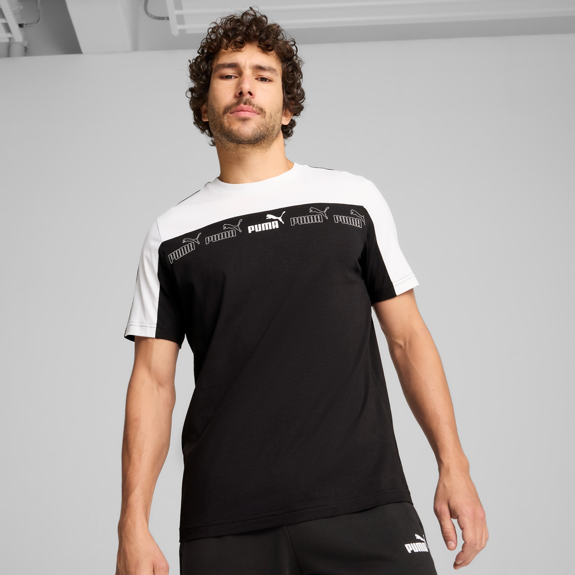 T-shirt Around the Block da uomo, PUMA Black, large