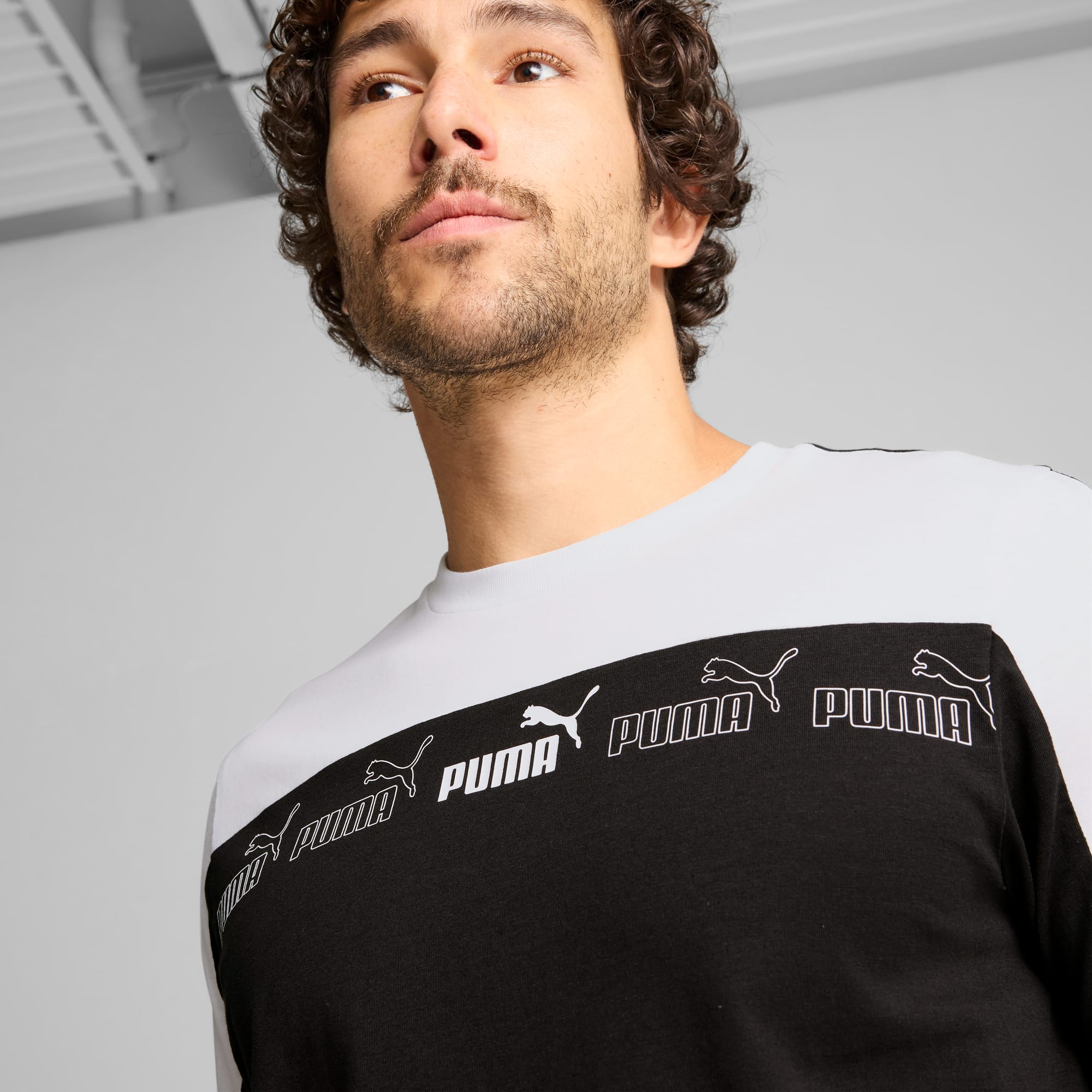 T-shirt Around the Block da uomo, PUMA Black, large