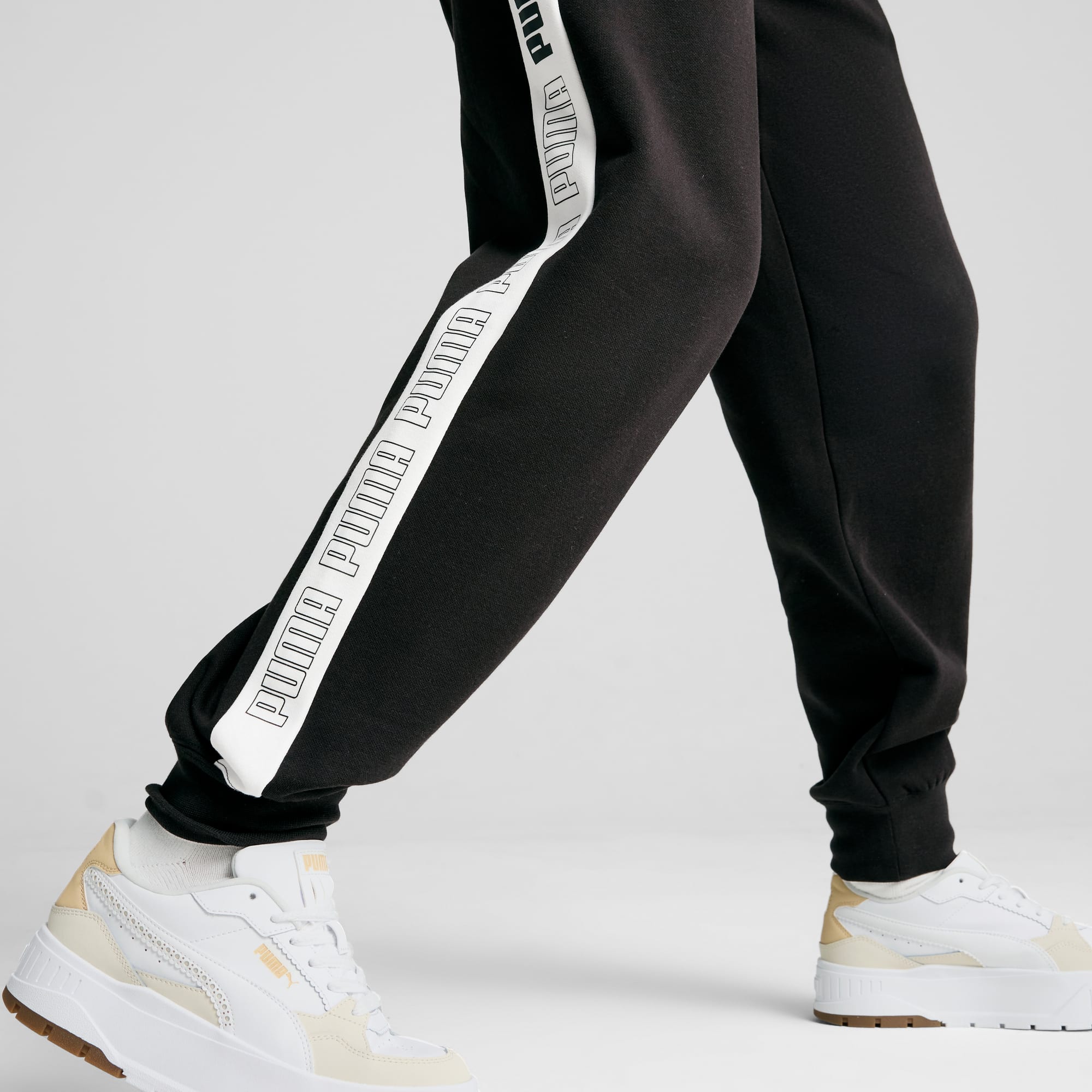 Around The Block Jogginghose Damen, PUMA Black, large