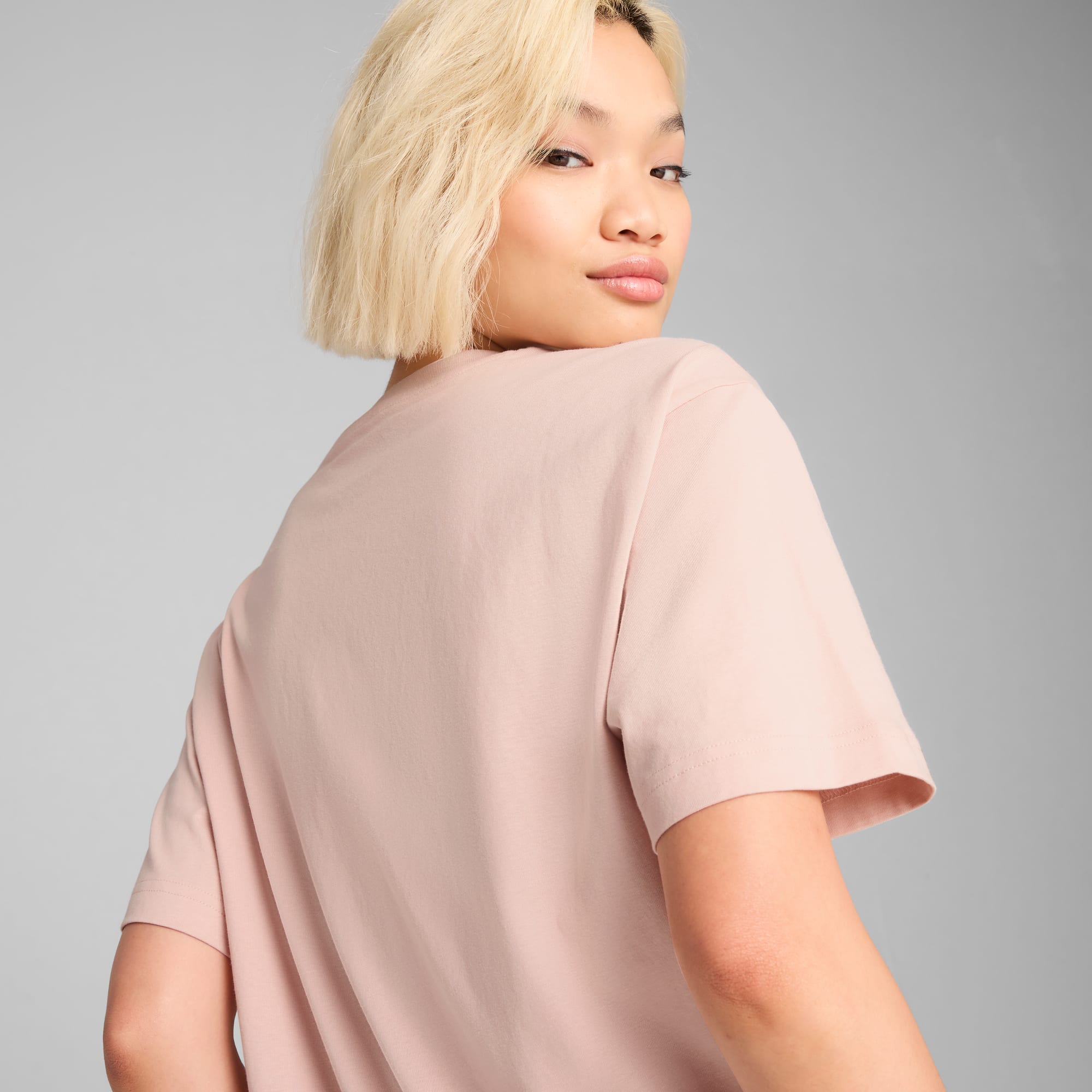 Essentials Elevated Tee Unisex, Rose Quartz, large