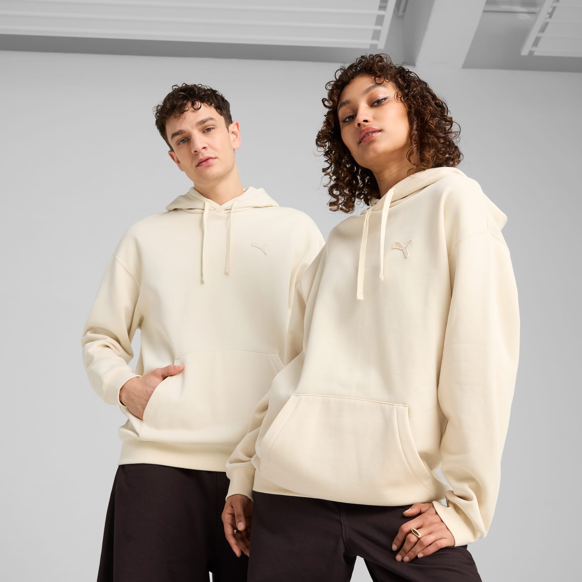 Felpa con cappuccio Essentials Elevated unisex, Alpine Snow, large