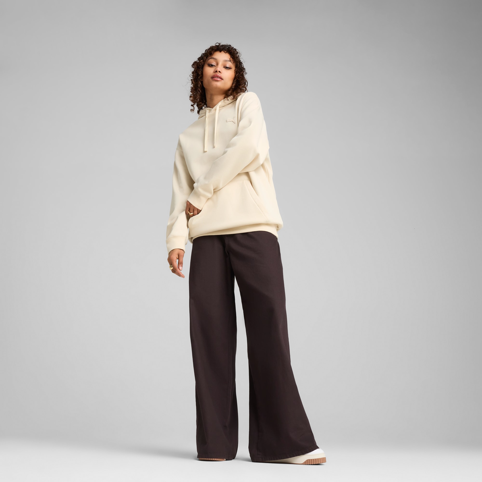 Felpa con cappuccio Essentials Elevated unisex, Alpine Snow, large