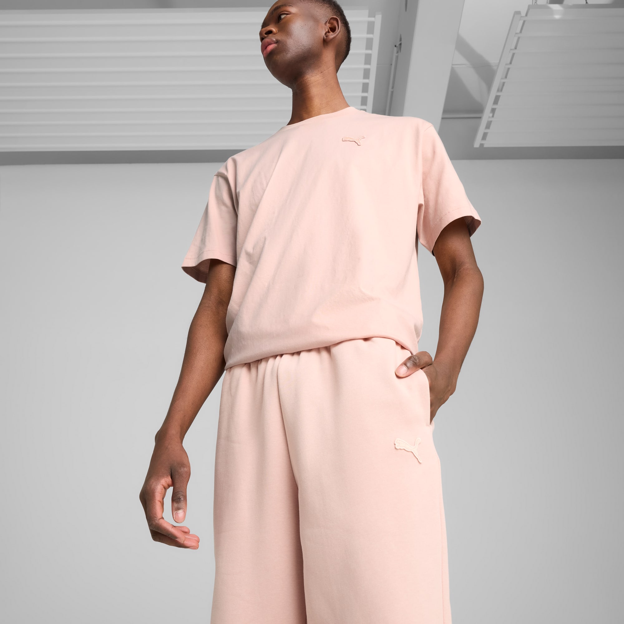 Essentials Elevated Sweatpants Unisex, Rose Quartz, large