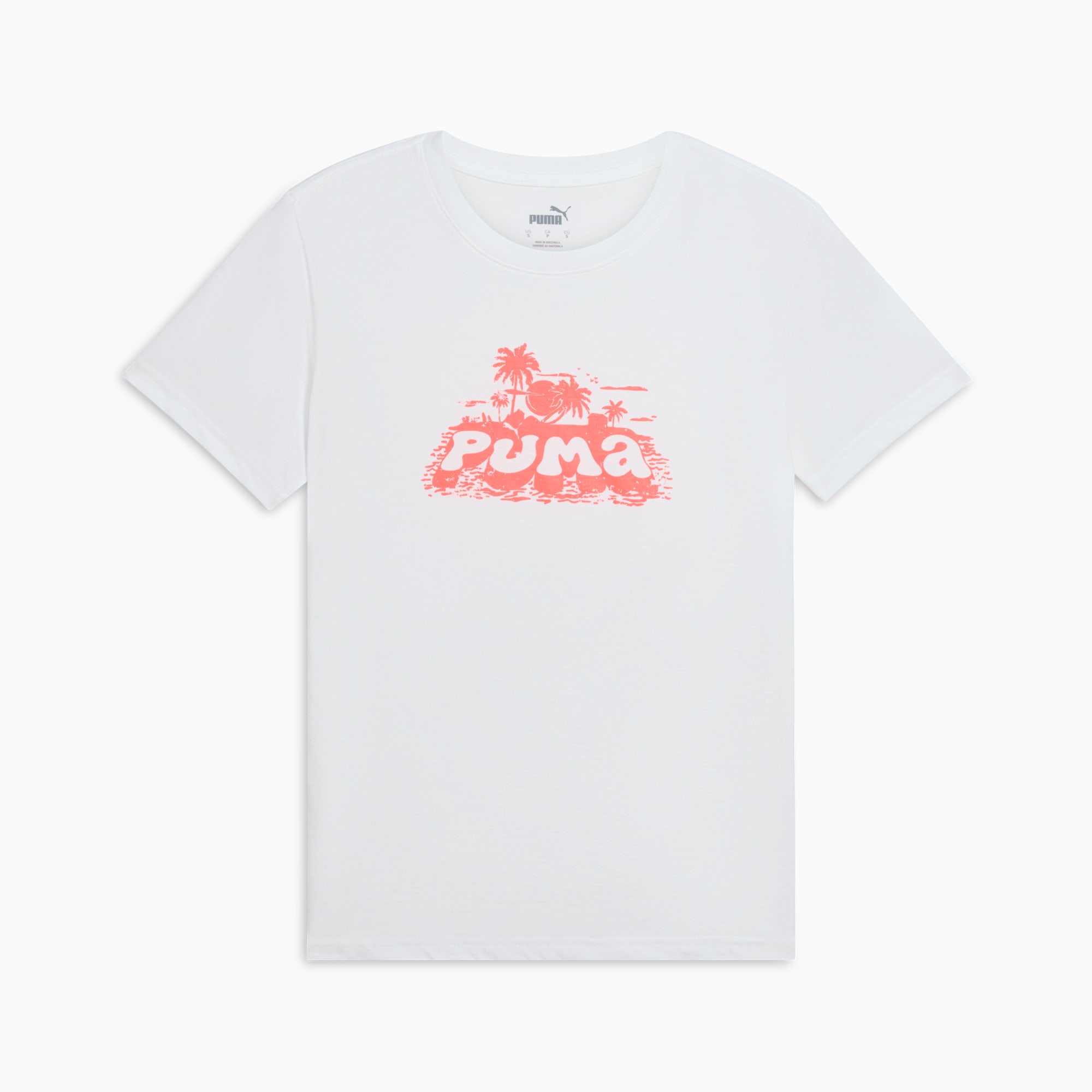 PUMA Handwriting Long Sleeve T-Shirt 'White' 539531-02