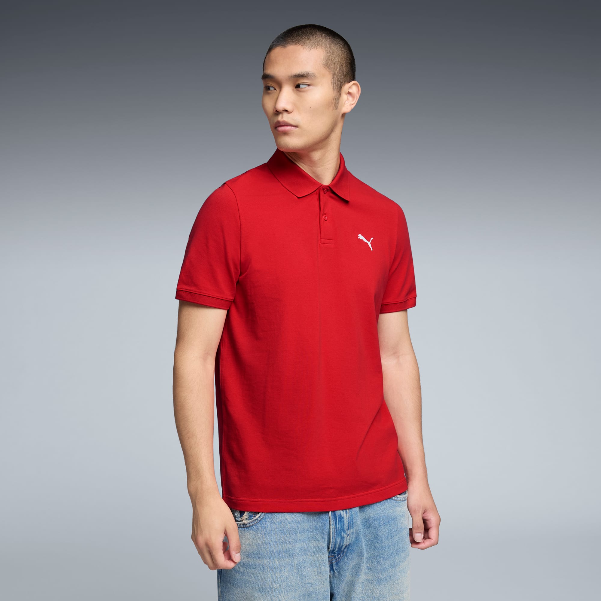 新品　BRIEFING MENS BASIC POLO レッド　M 新品 BRIEFING MENS BASIC POLO レッド M