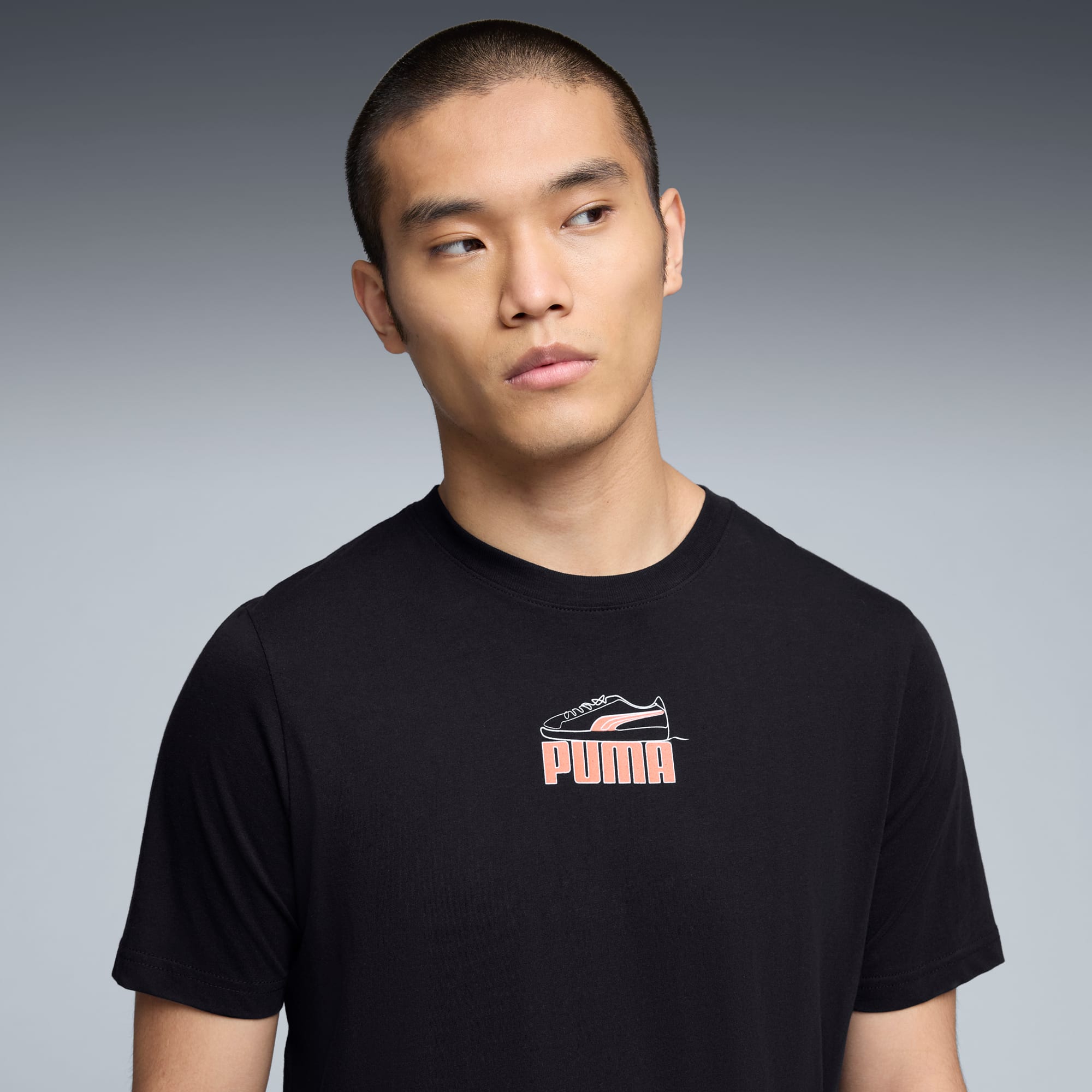 ★ PUMA★ MEN'S GRAPHICS RUNNING ILLUSTRATION TEE M 5272934 GRAPHICS Shoe Men's Tee | PUMA