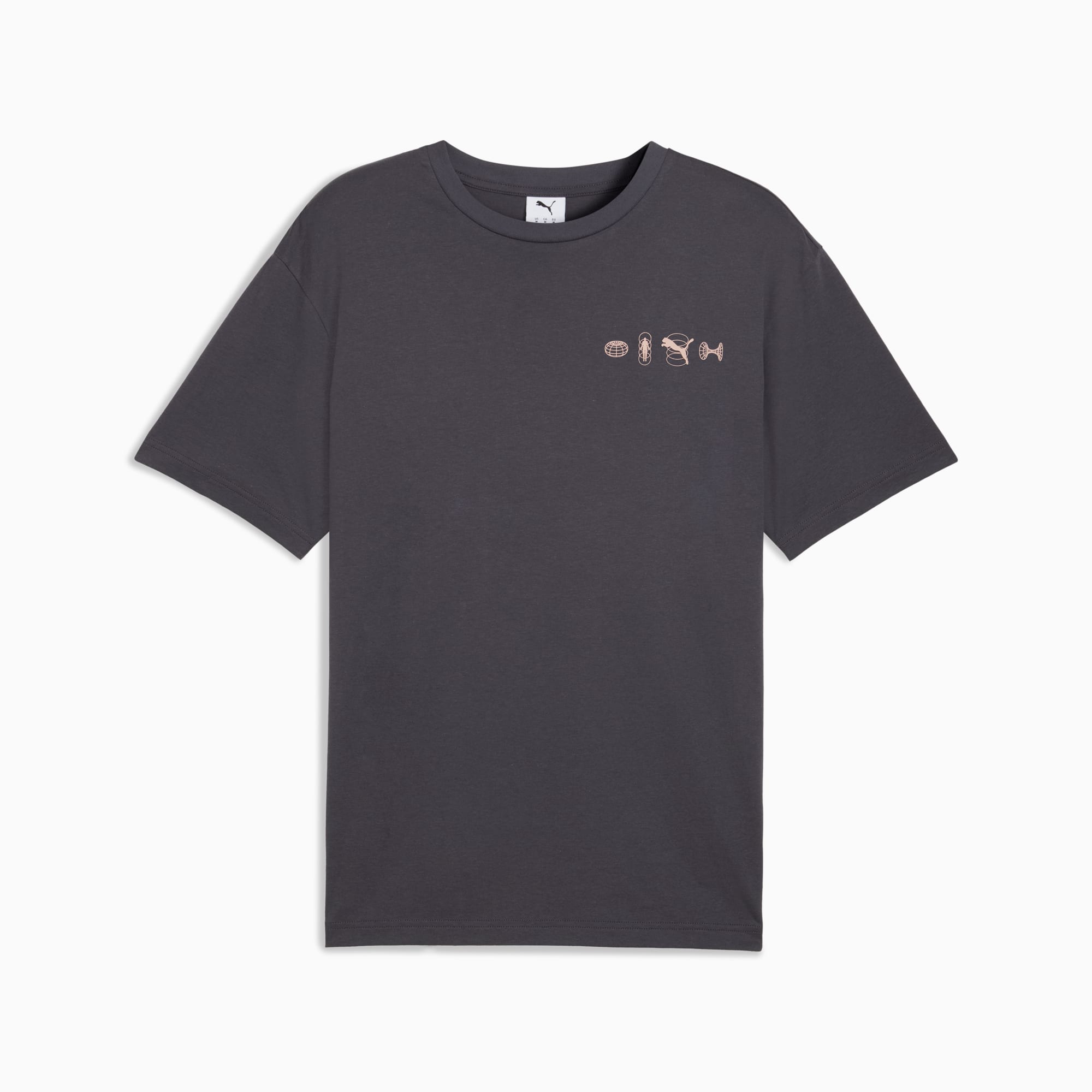 Graphics Recovery Tee Unisex, Galactic Gray, large