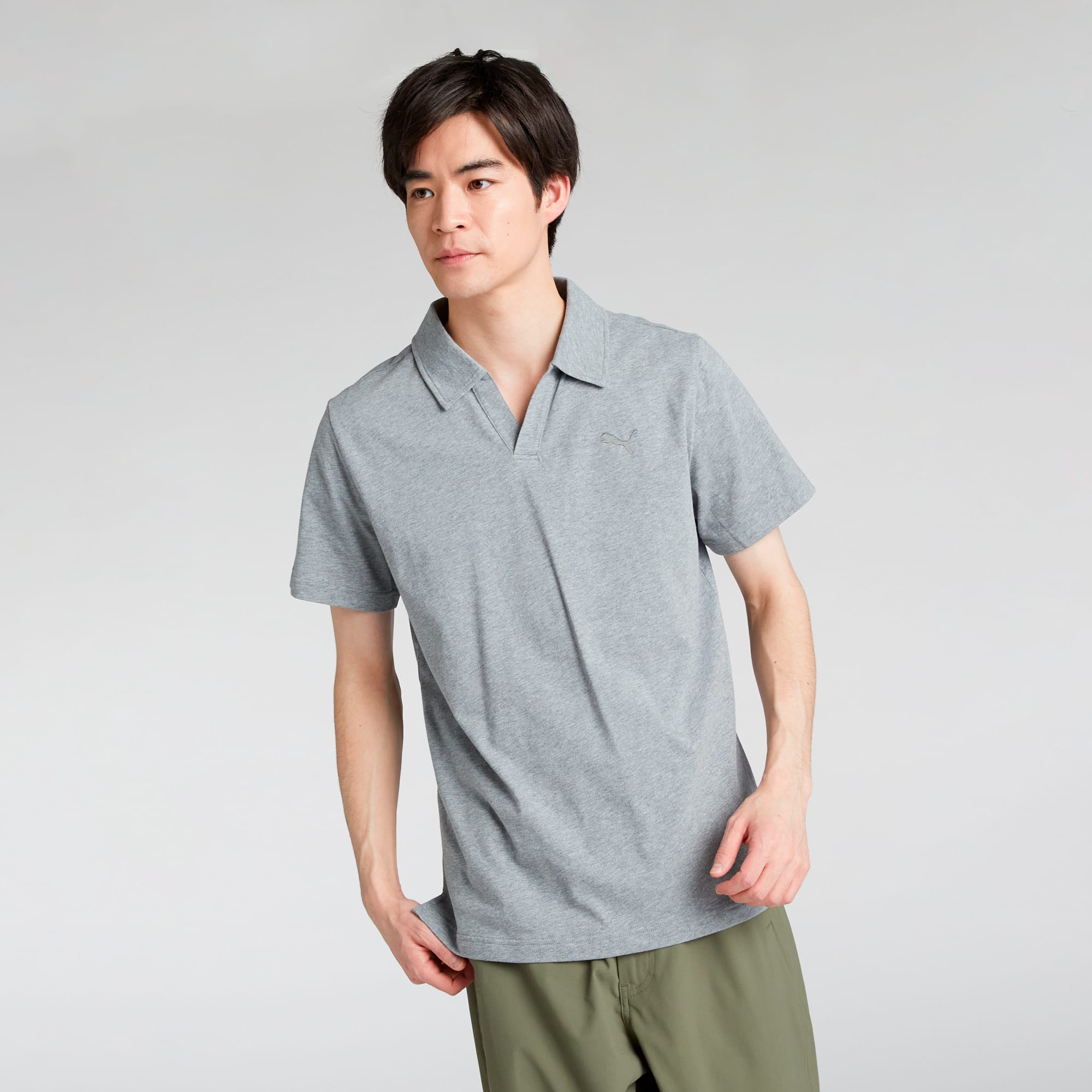 PUMA公式】メンズ ベーシック ワンポイント 半袖 ポロシャツ