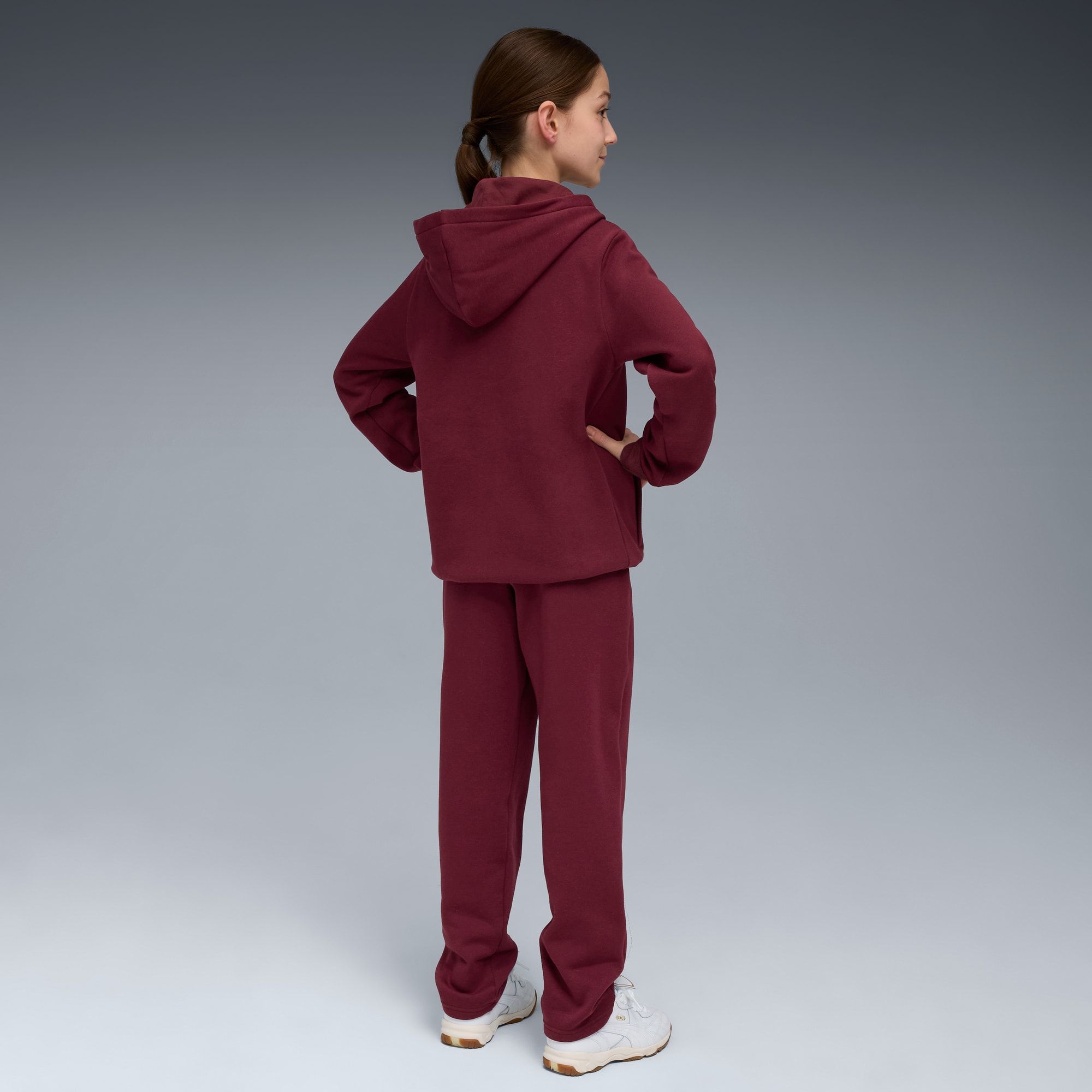 Tuta con cappuccio metallizzata per ragazzi, Ruby Shimmer, large